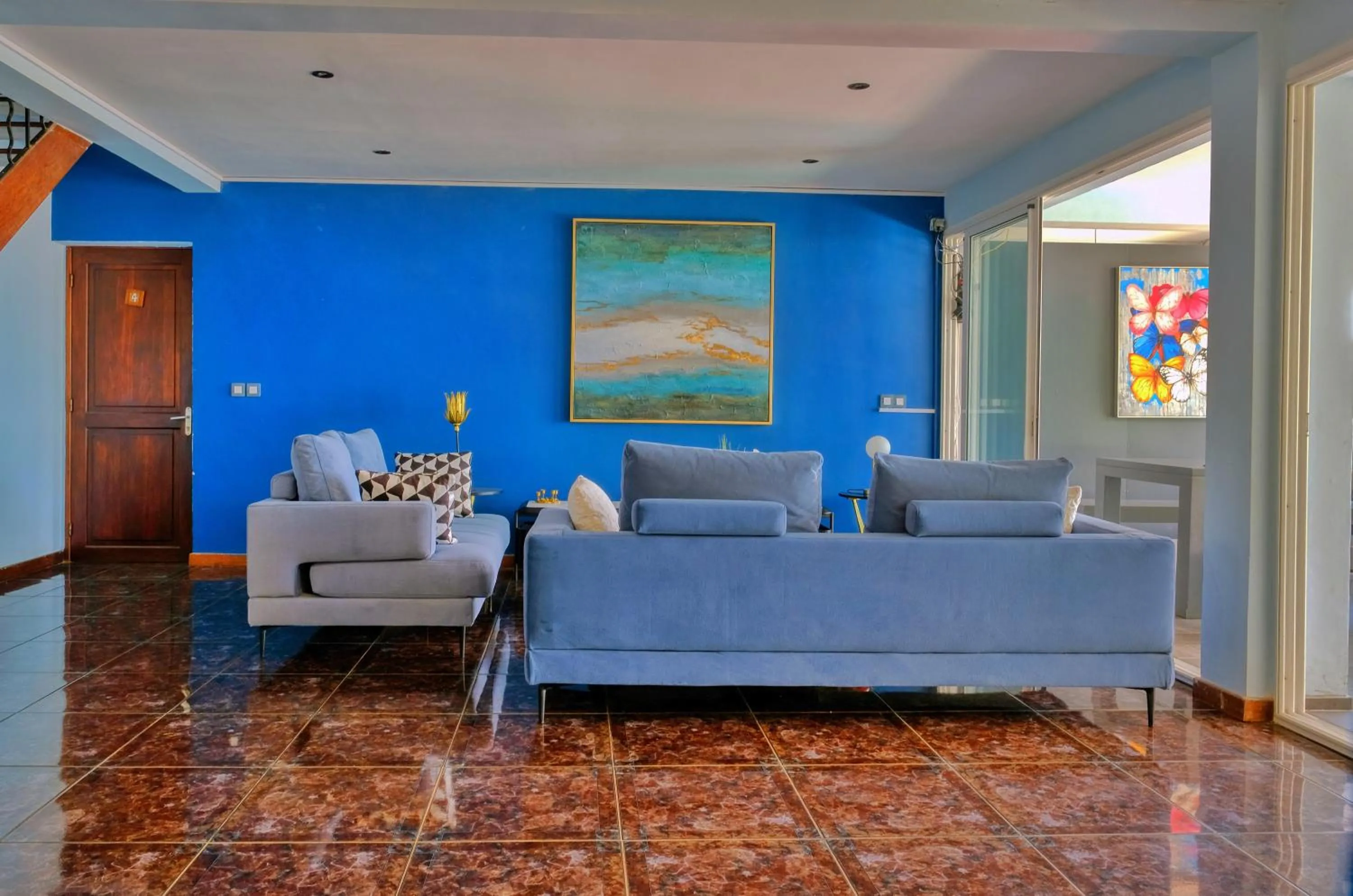 Living room in Hôtel Villa Les Orchidées