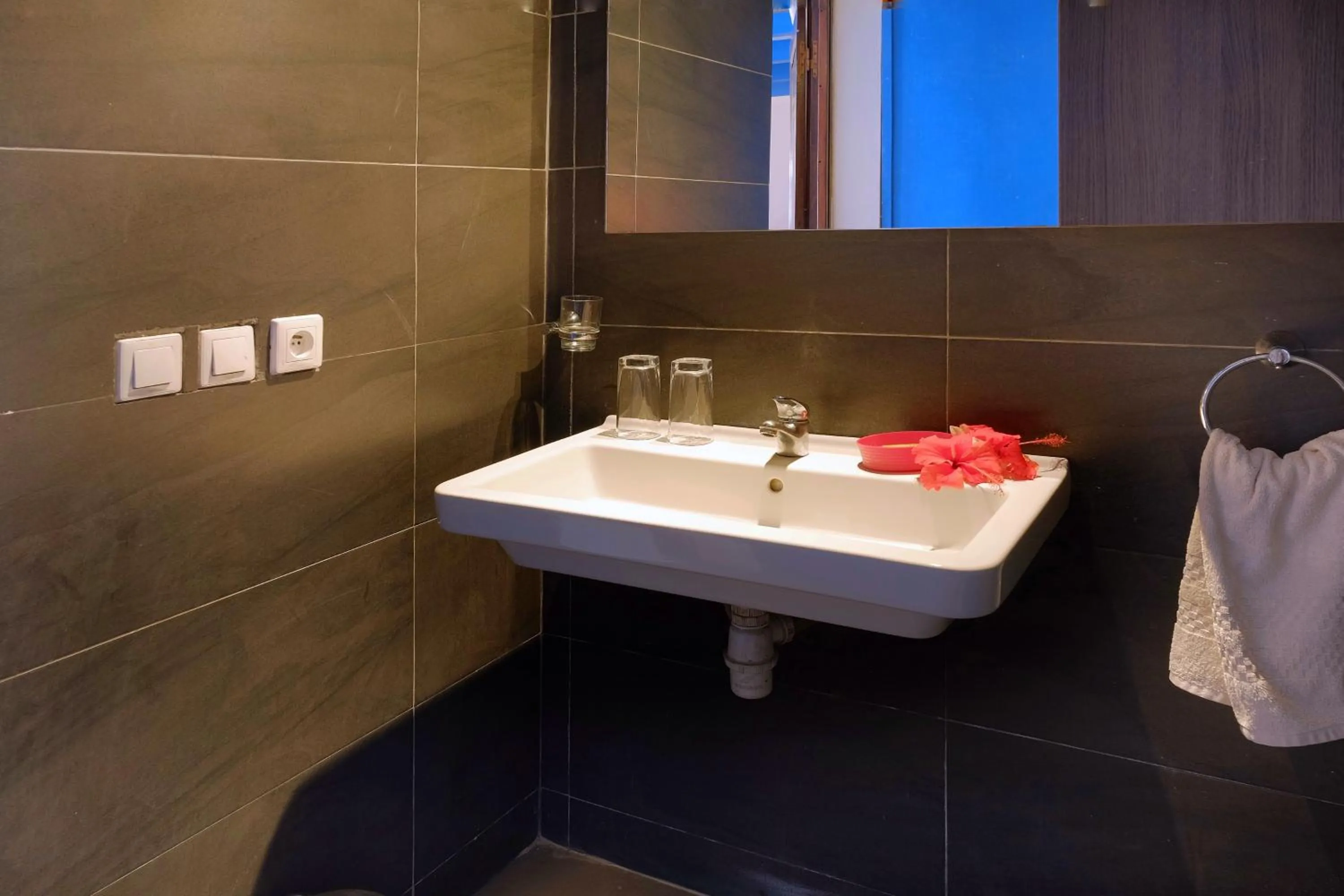 Bathroom in Hôtel Villa Les Orchidées