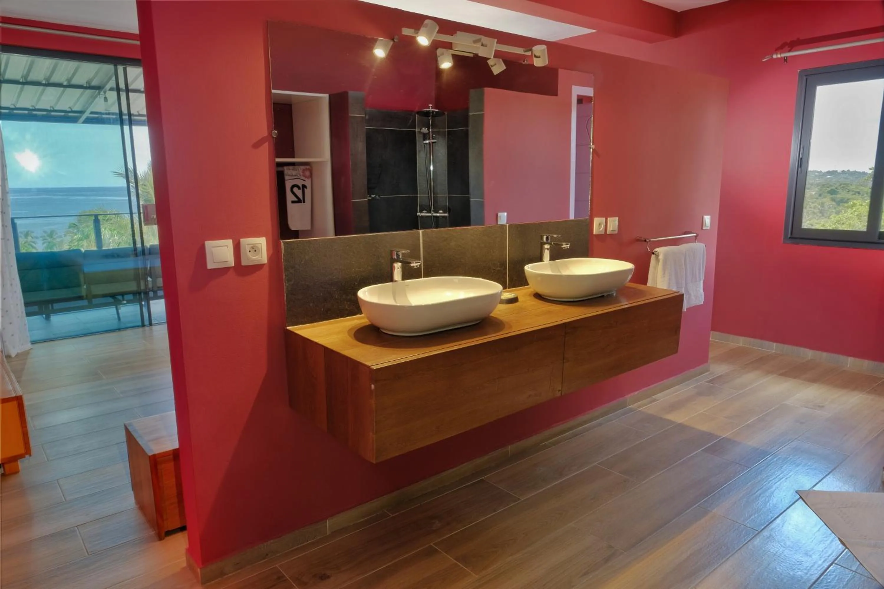 Bathroom in Hôtel Villa Les Orchidées