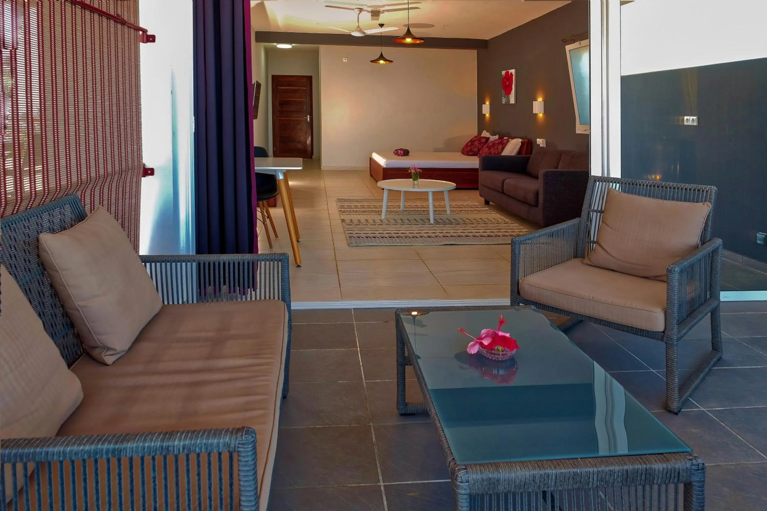 Photo of the whole room in Hôtel Villa Les Orchidées