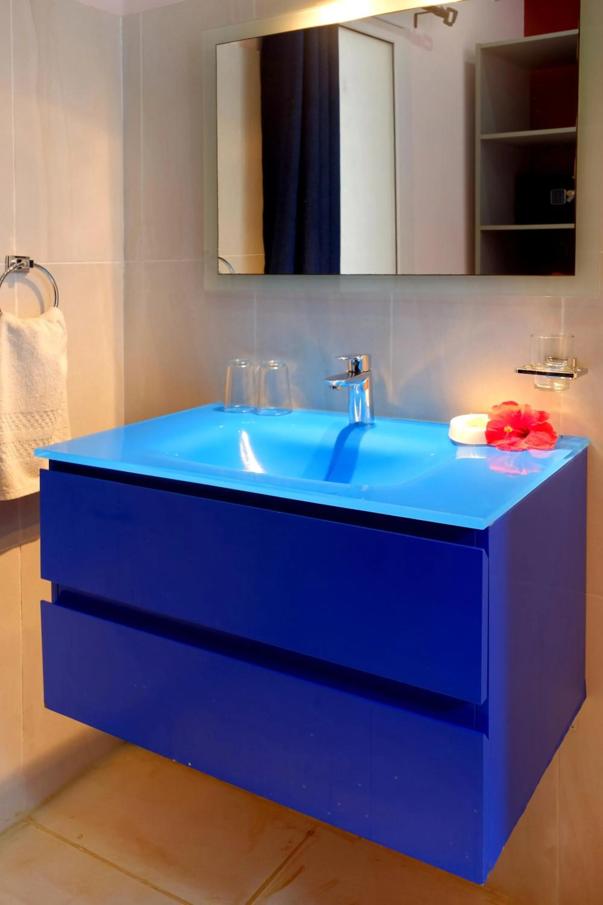 Bathroom in Hôtel Villa Les Orchidées
