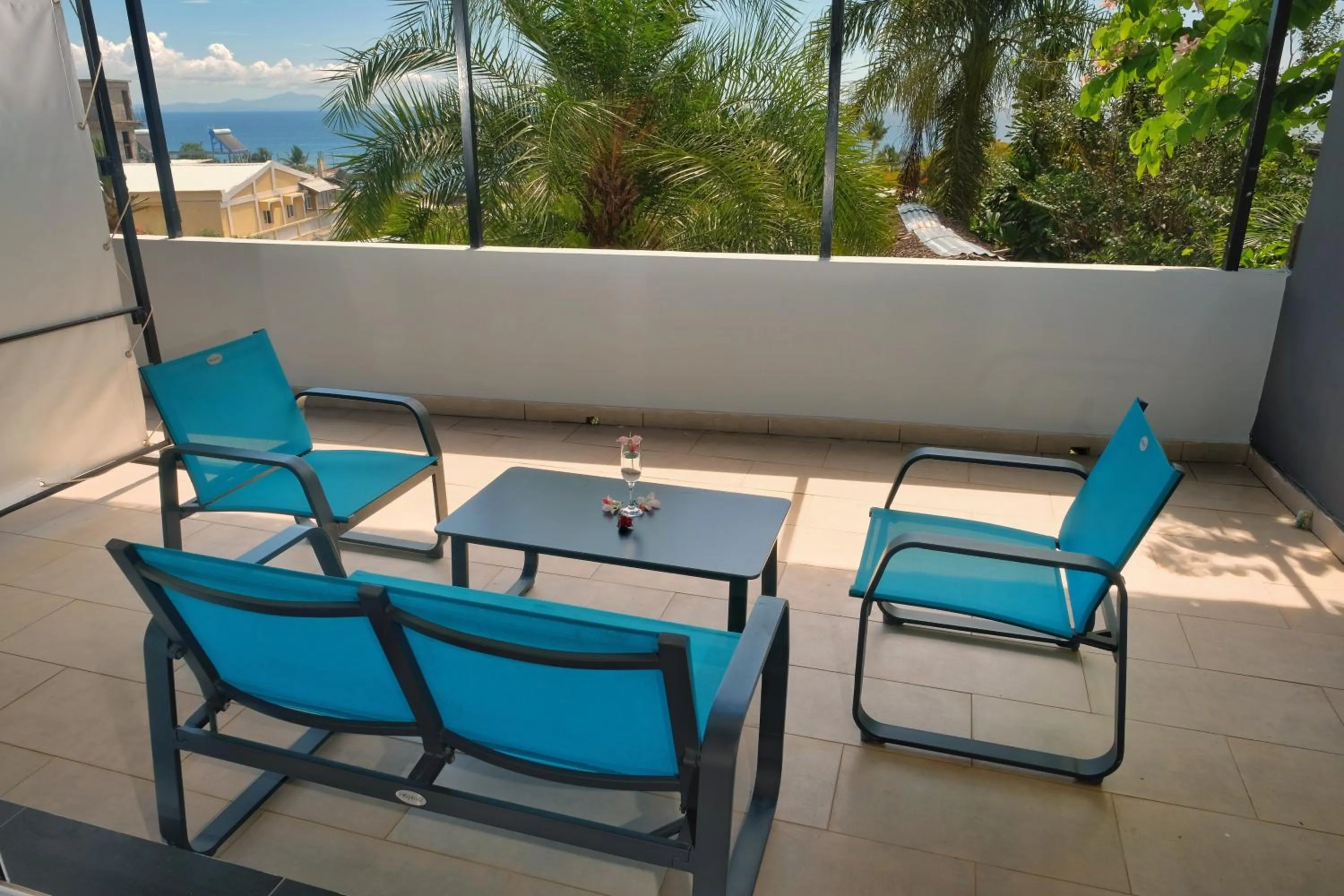 Balcony/Terrace in Hôtel Villa Les Orchidées