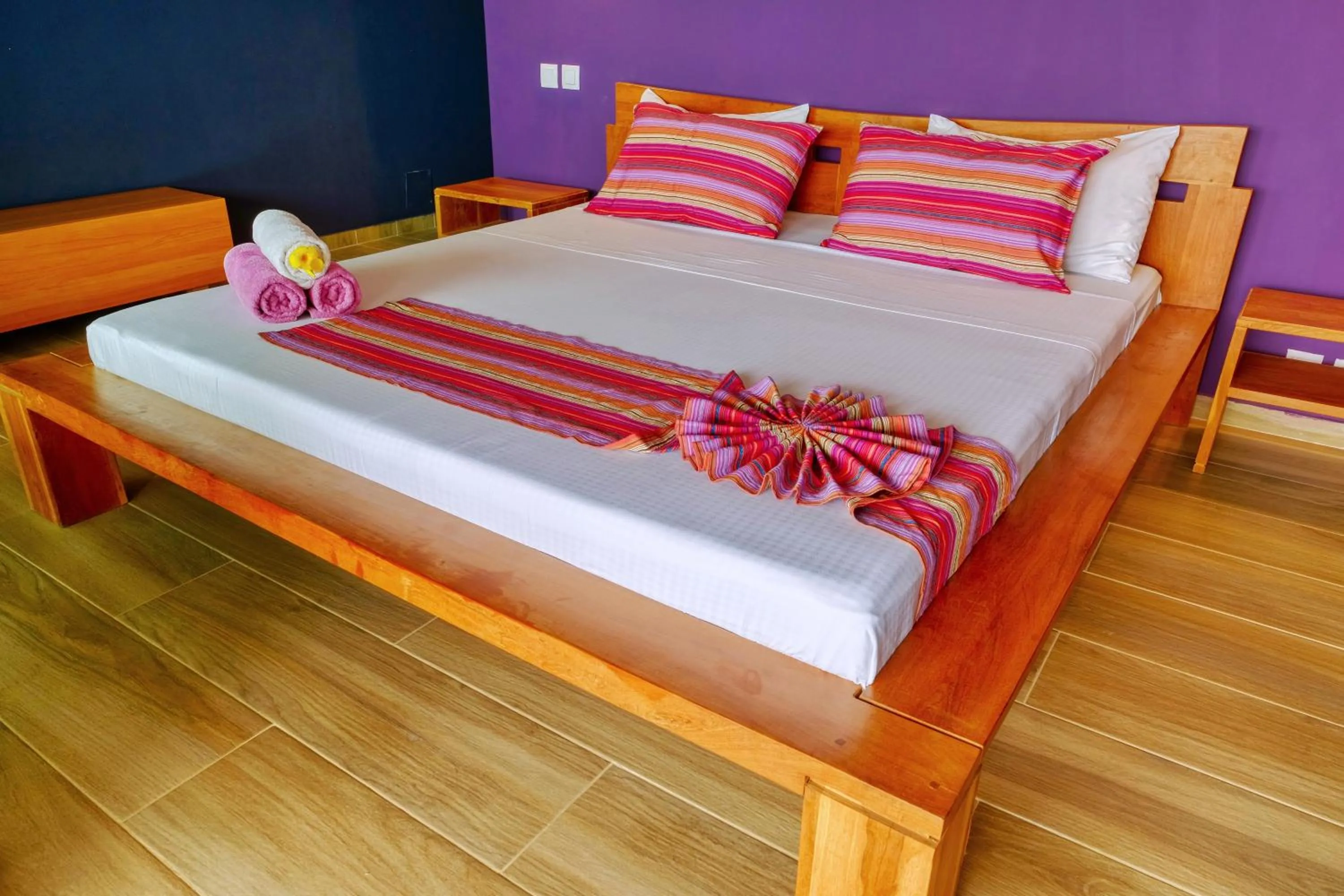 Photo of the whole room, Bed in Hôtel Villa Les Orchidées