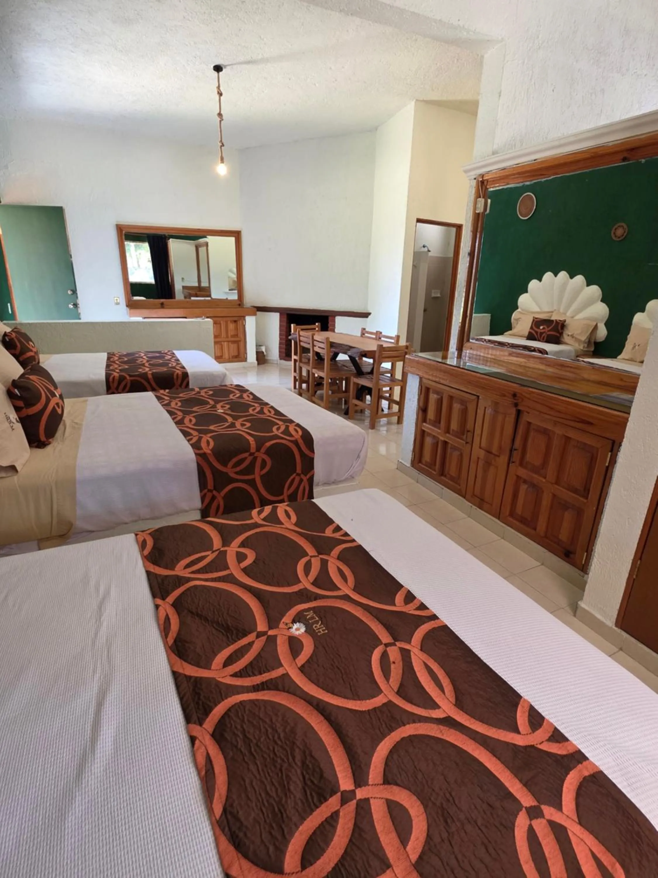 Bed in Hotel Rancho Las Margaritas