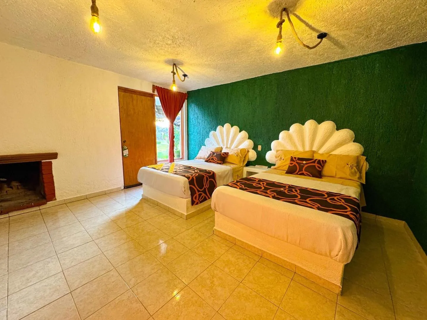 Bed in Hotel Rancho Las Margaritas