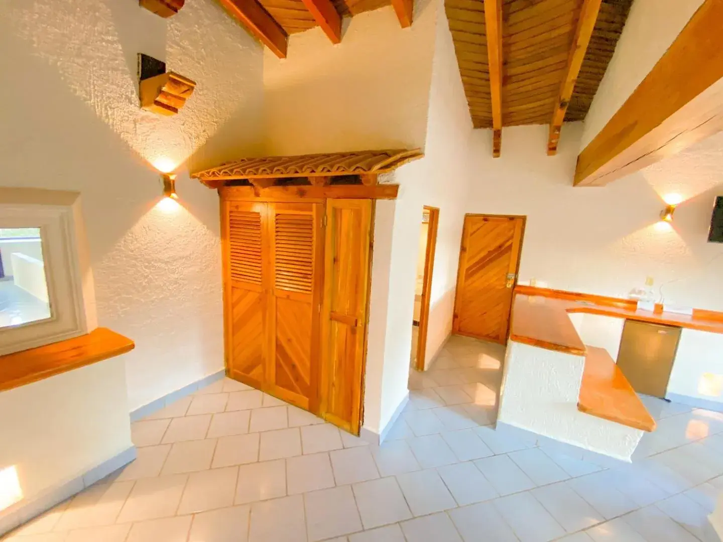 Bed in Hotel Rancho Las Margaritas Bed in Hotel Rancho Las Margaritas