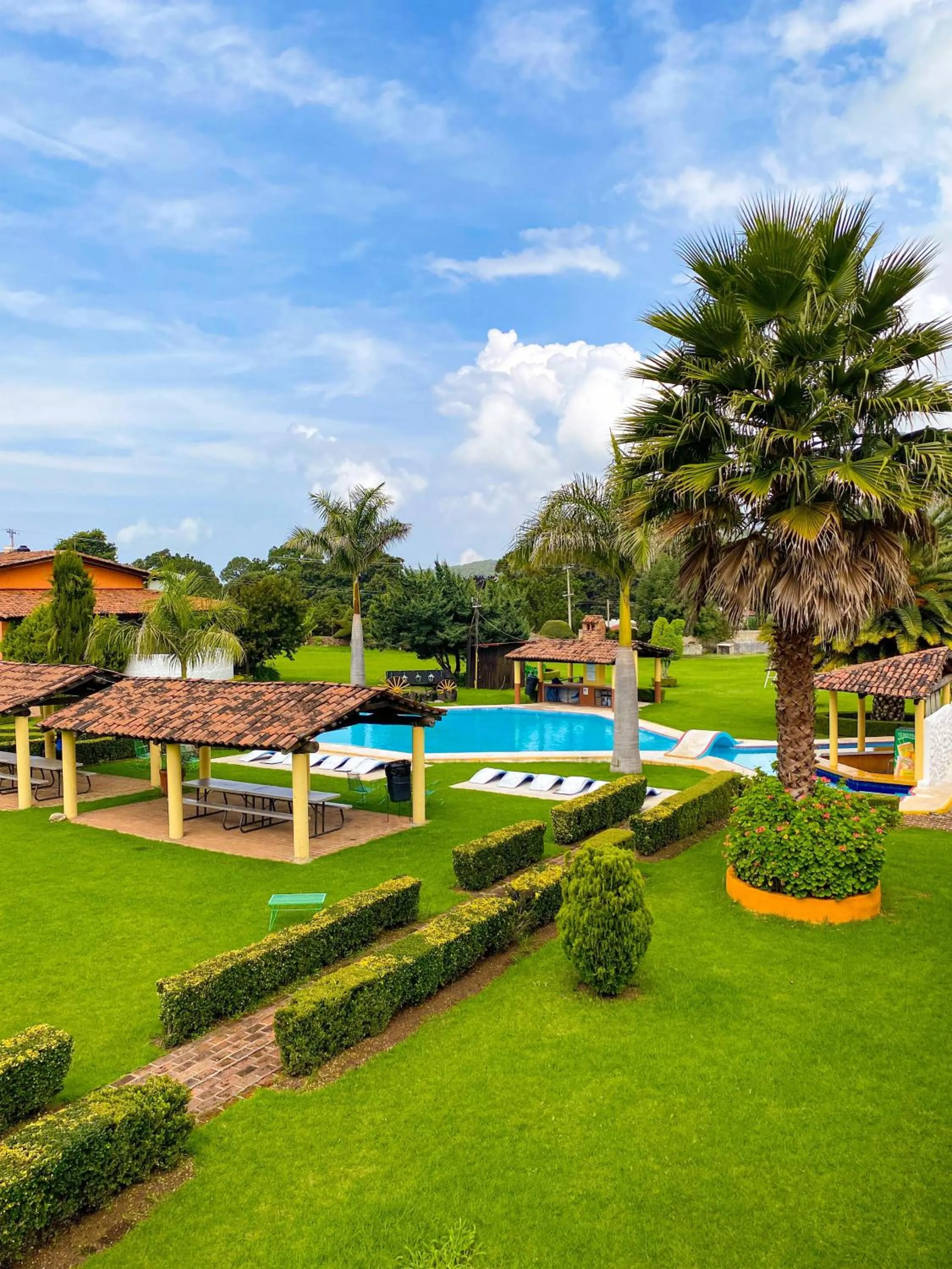 Pool view in Hotel Rancho Las Margaritas