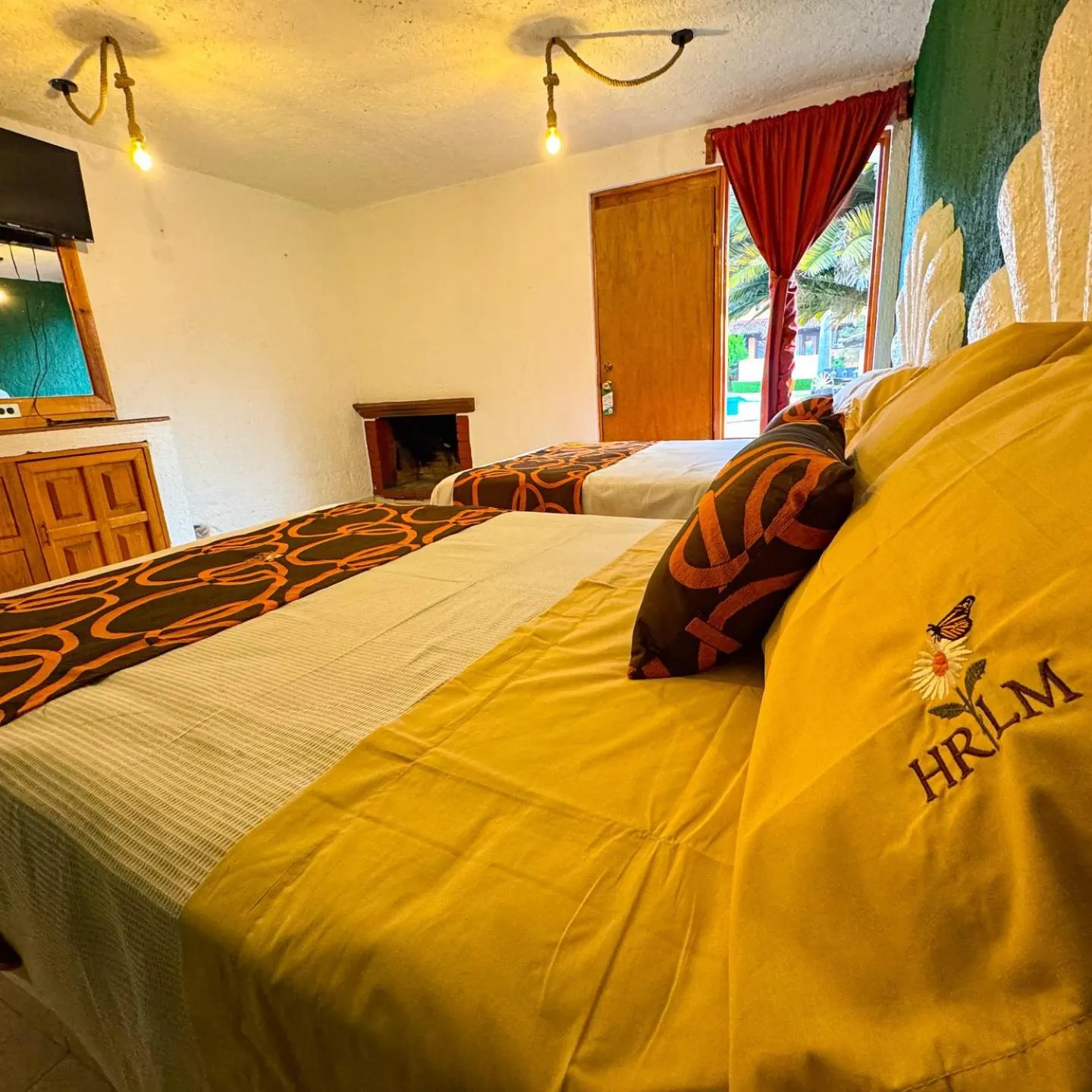 Bed in Hotel Rancho Las Margaritas