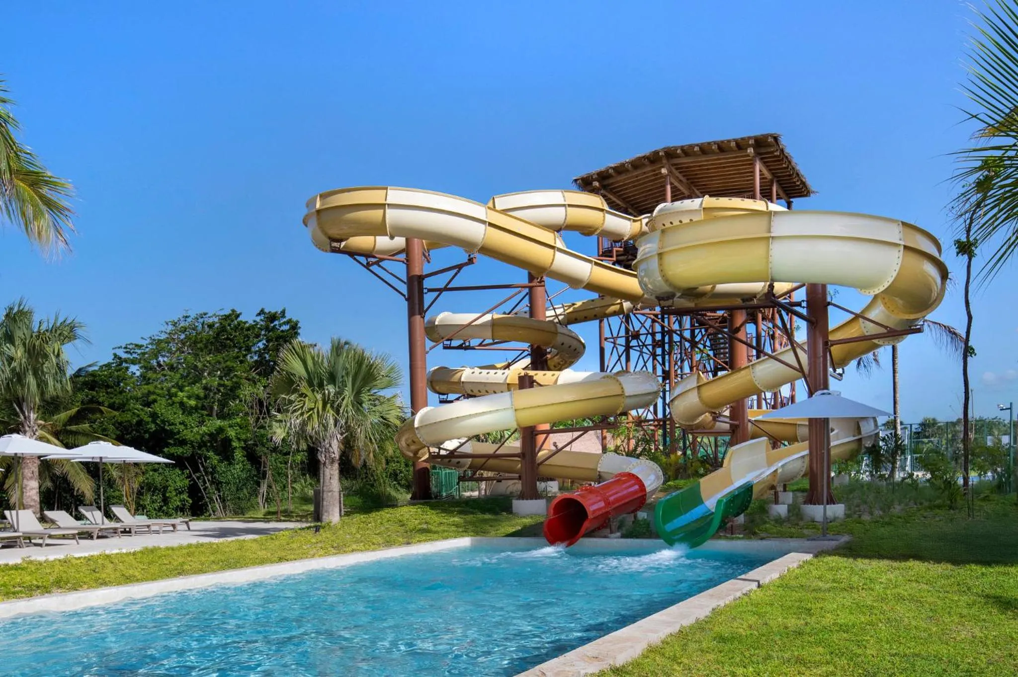 Aqua park in Dreams Playa Esmeralda Resort & Spa - All Inclusive
