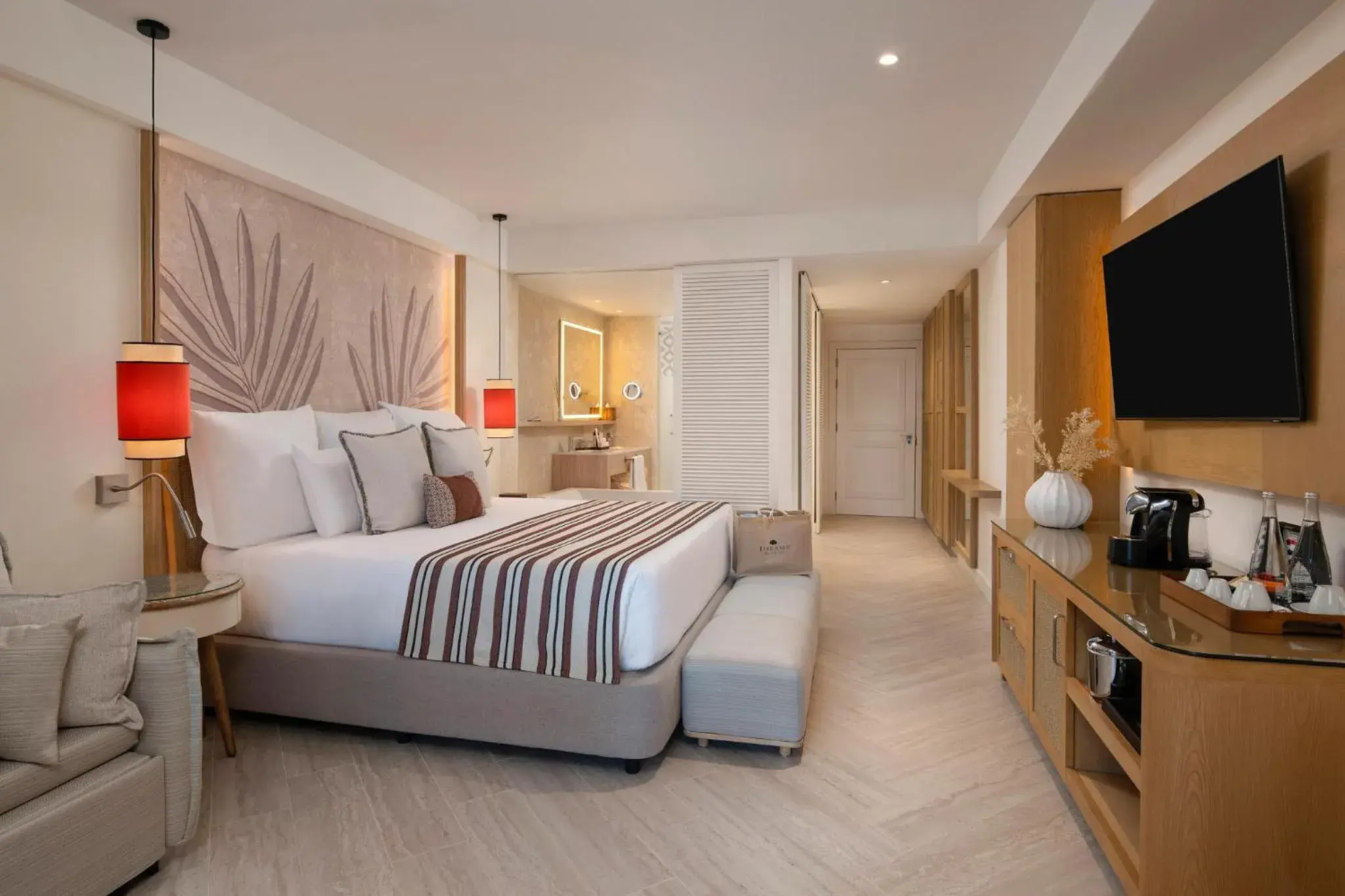 Coffee/tea facilities, Bed in Dreams Playa Esmeralda Resort & Spa - All Inclusive Coffee/tea facilities, Bed in Dreams Playa Esmeralda Resort & Spa - All Inclusive