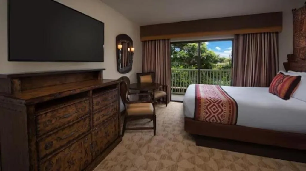 Bed in Disney's Animal Kingdom Villas - Jambo House