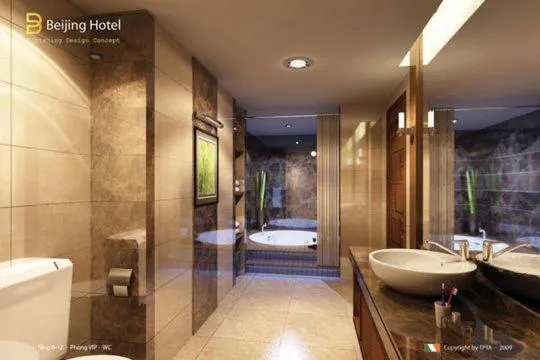 Shower in Beijing Hotel Vinh - by BAY LUXURY
