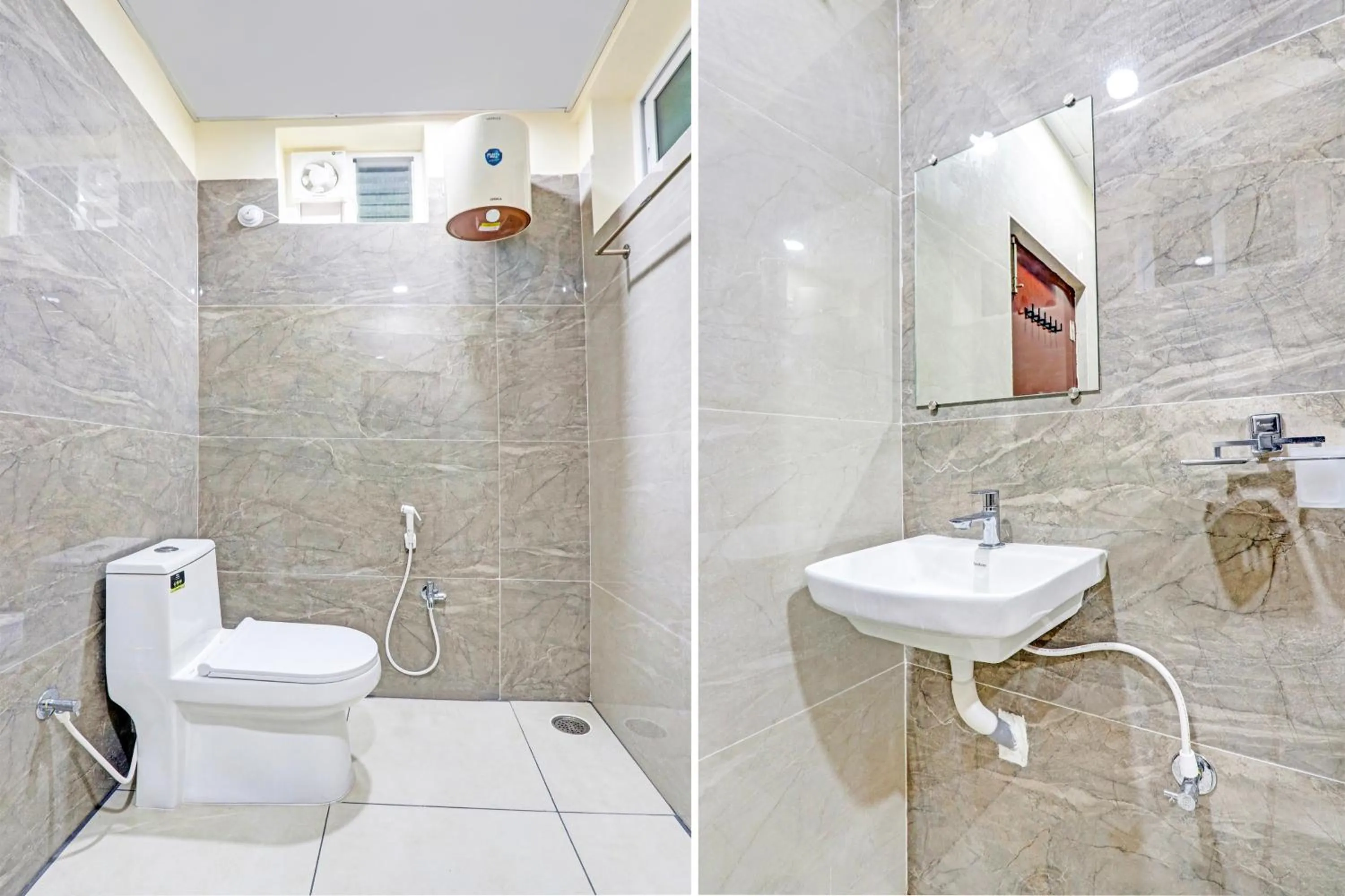 Bathroom in Super Hotel O SRI VISHNU RESIDENCY
