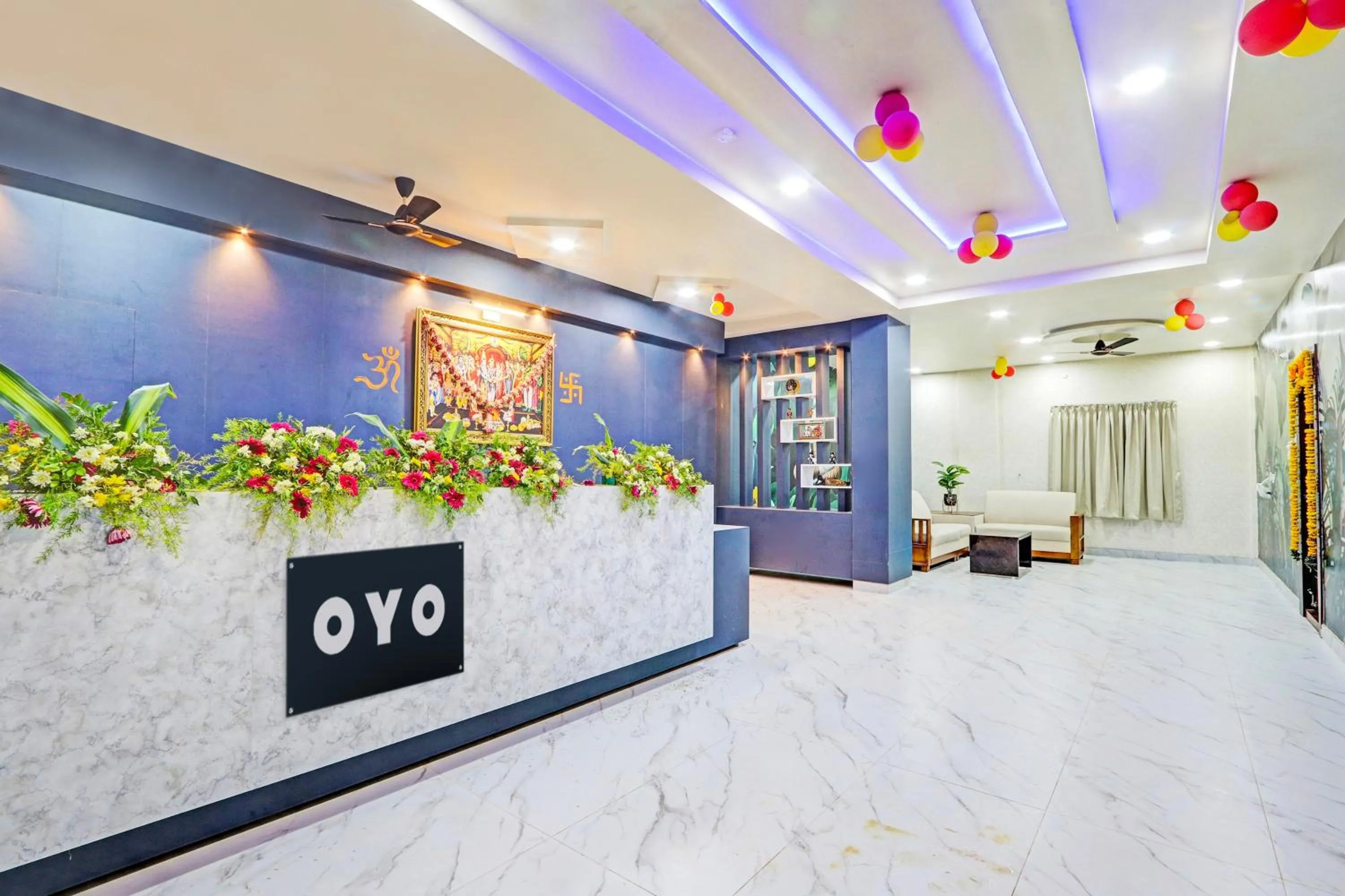 Lobby or reception in Super Hotel O SRI VISHNU RESIDENCY