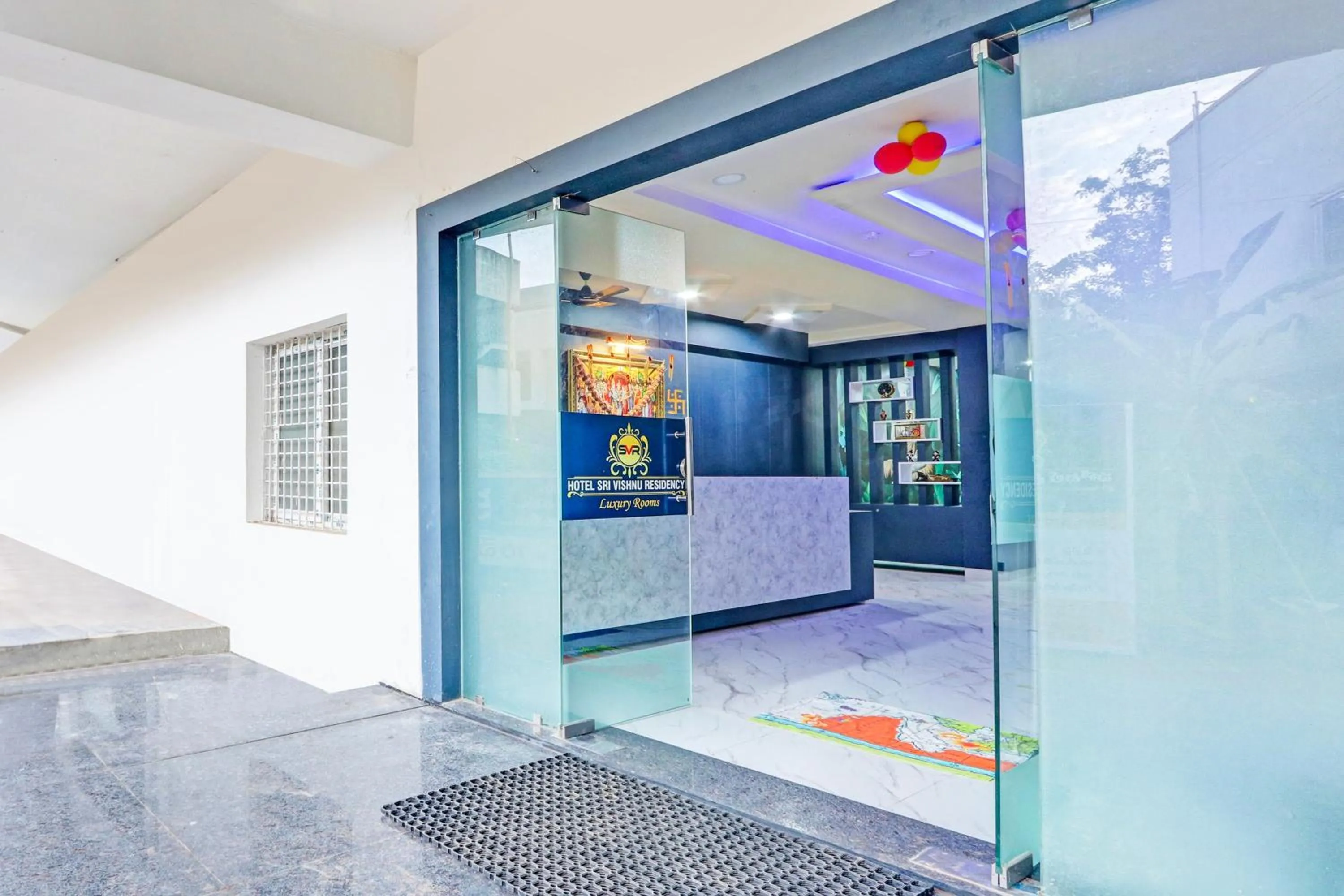 Facade/entrance in Super Hotel O SRI VISHNU RESIDENCY