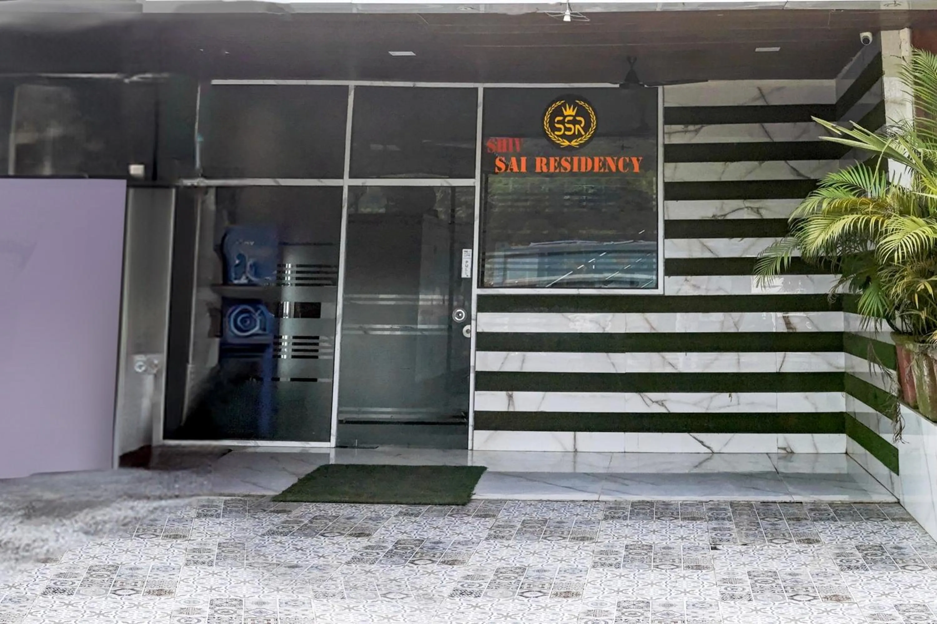 Facade/entrance in Hotel O Shiv Sai Residency Lodging & Boarding