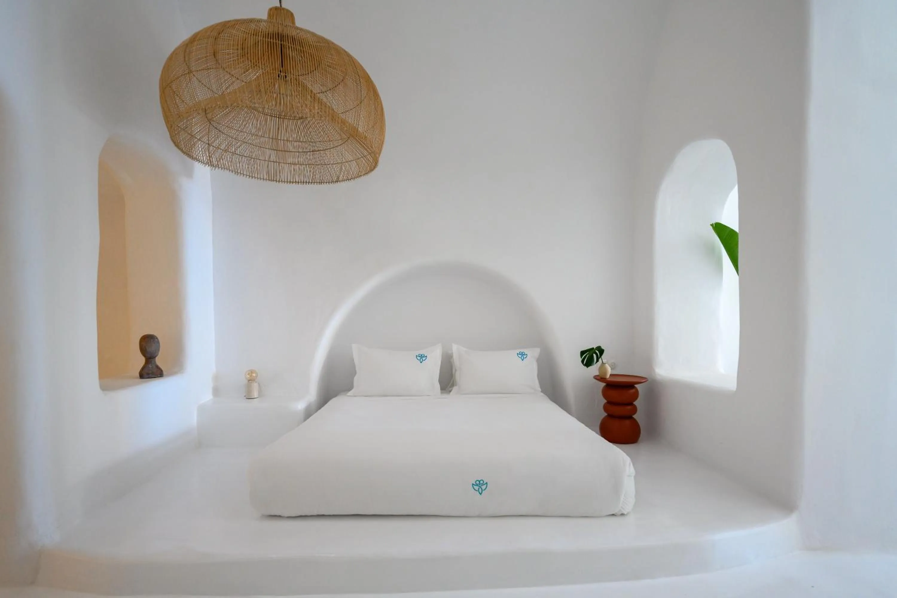 Bed in Sophia Luxury Suites