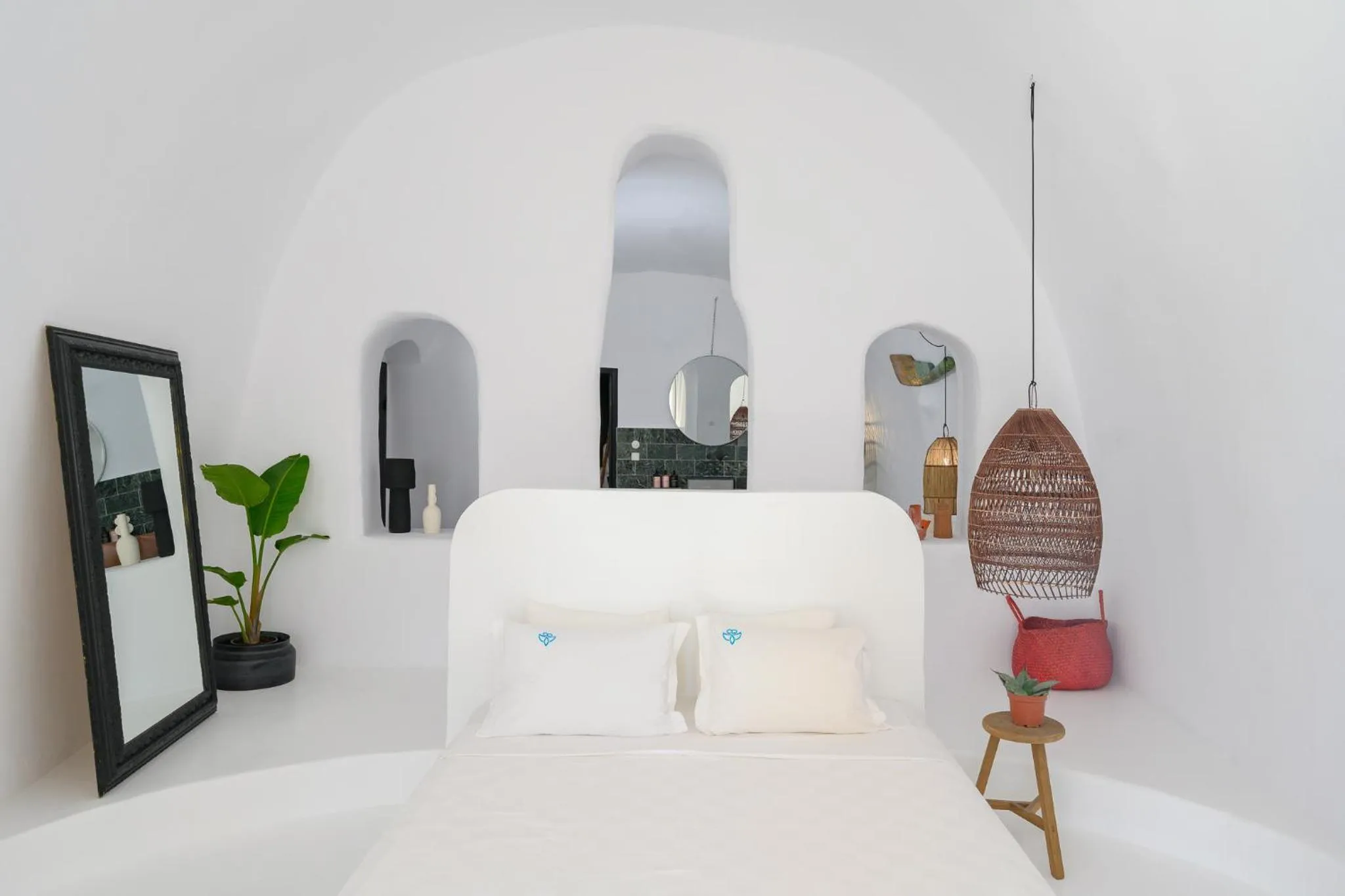 Bed in Sophia Luxury Suites