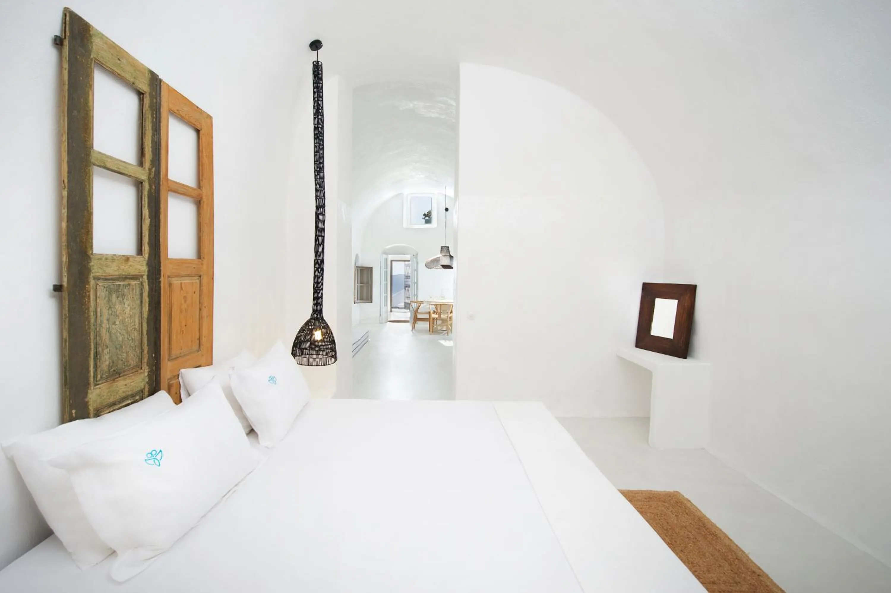 Bed in Sophia Luxury Suites