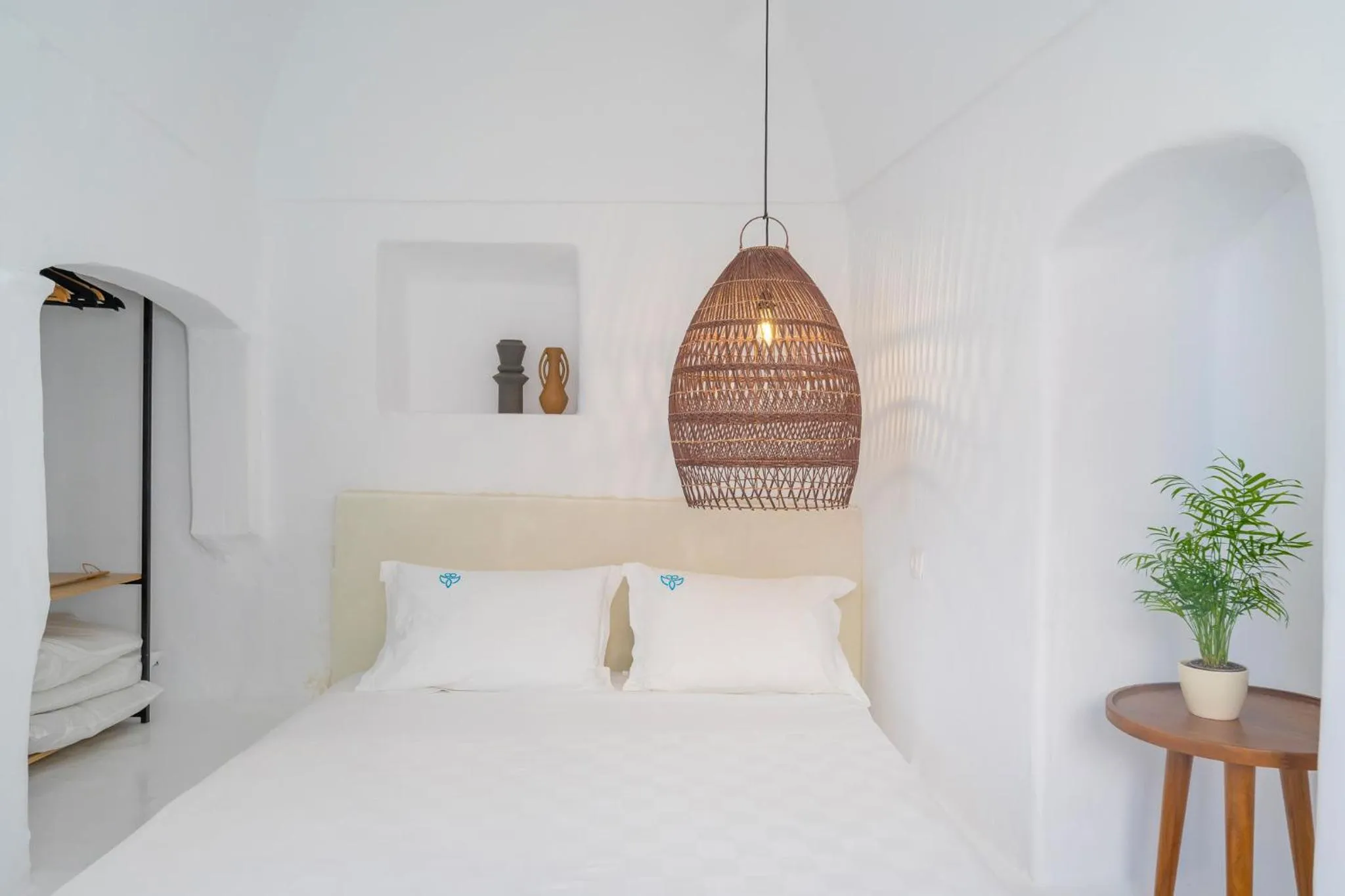 Bed in Sophia Luxury Suites