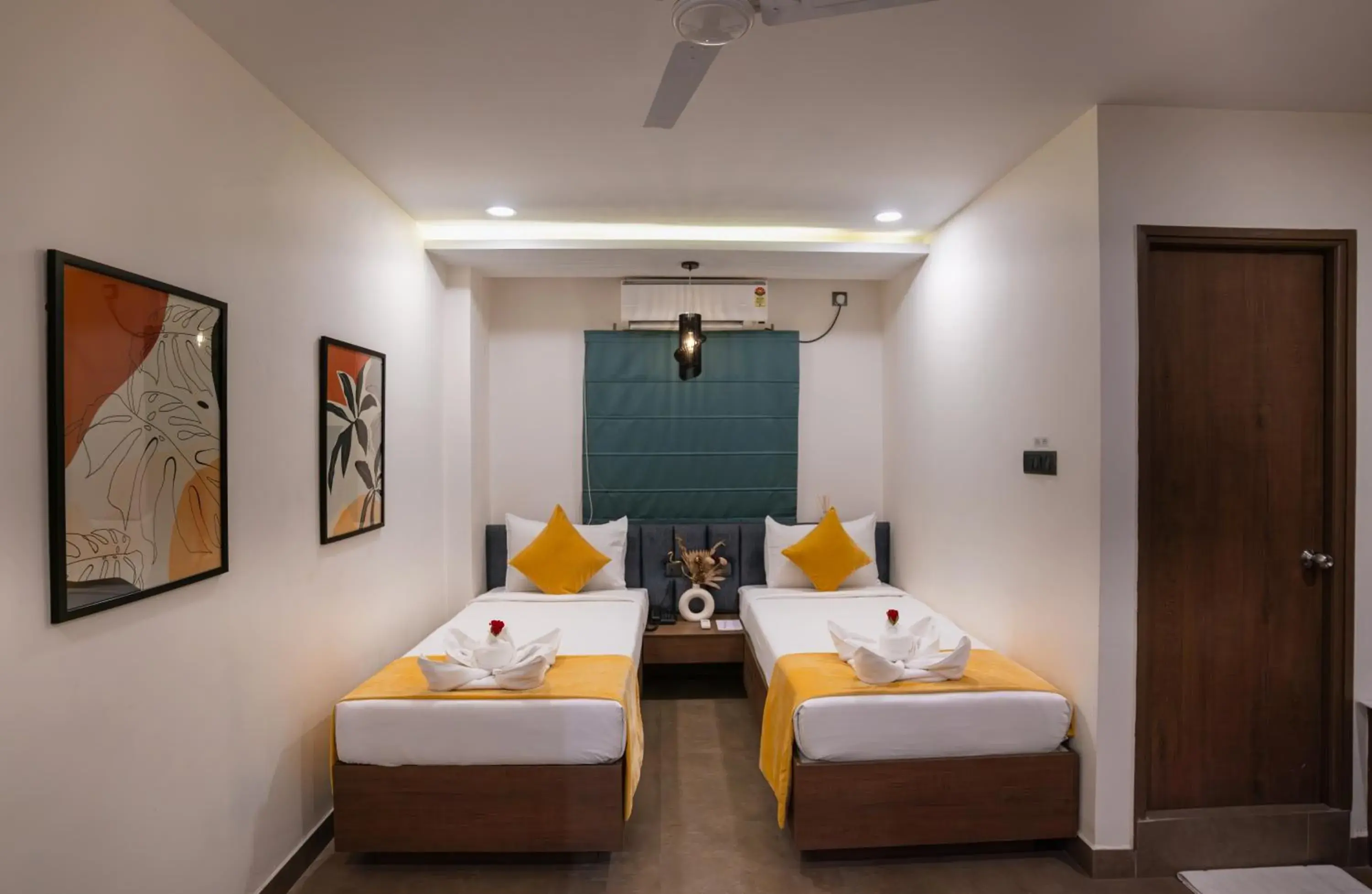 Standard Twin Room - single occupancy in Kyzen Smart Stays - 800 m from Hitech City Standard Twin Room - single occupancy in Kyzen Smart Stays - 800 m from Hitech City