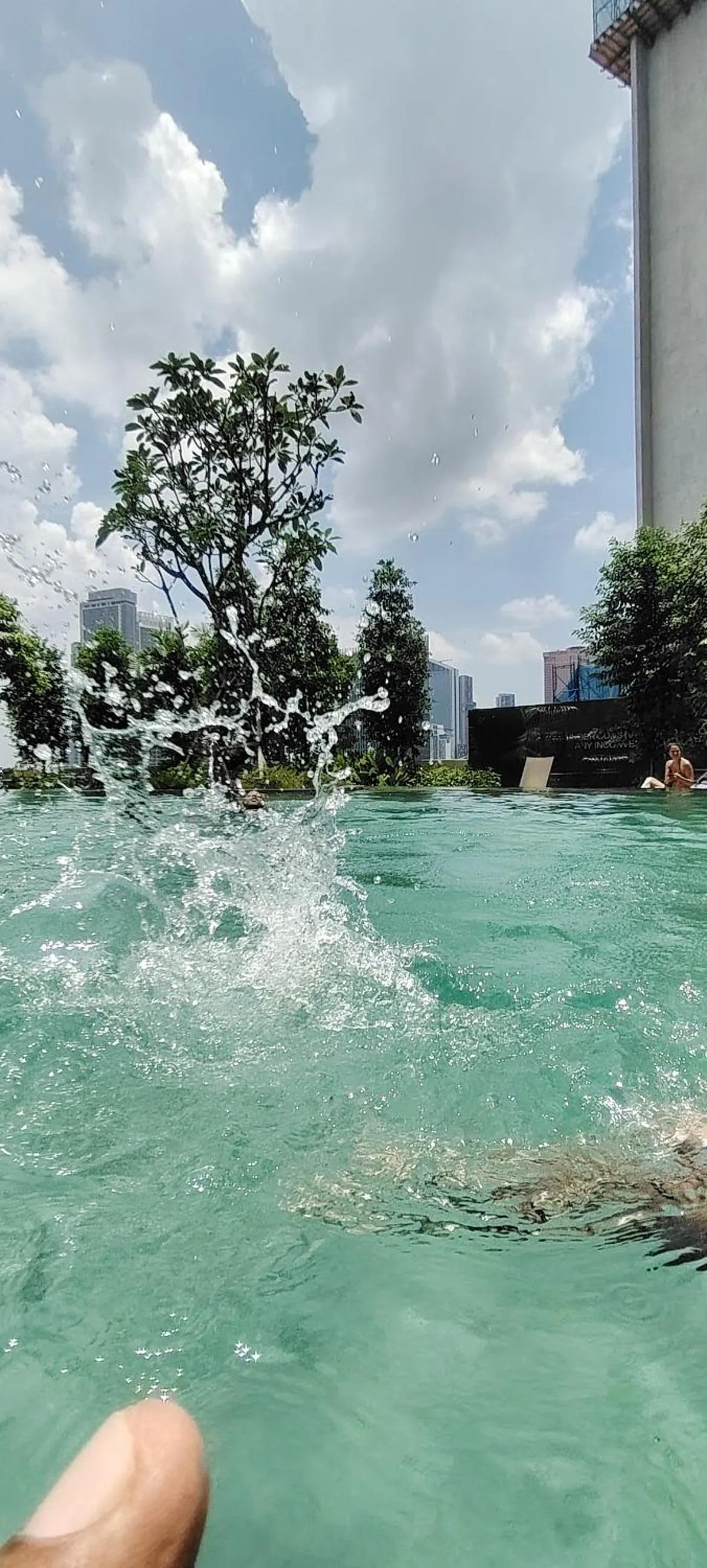 Swimming pool in Agile Residence Kuala Lumpur