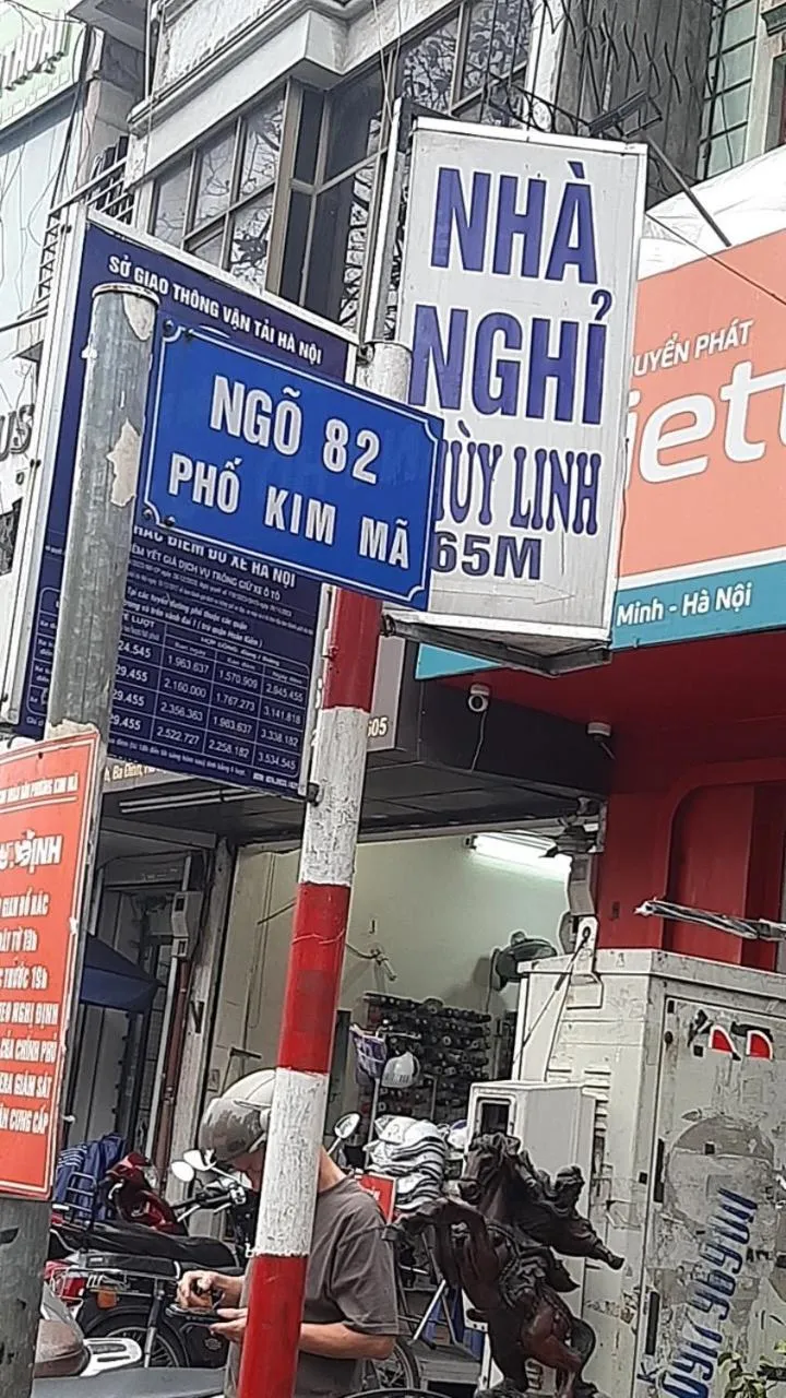 Parking in Homestay-Kim Mã -Giang Văn Minh