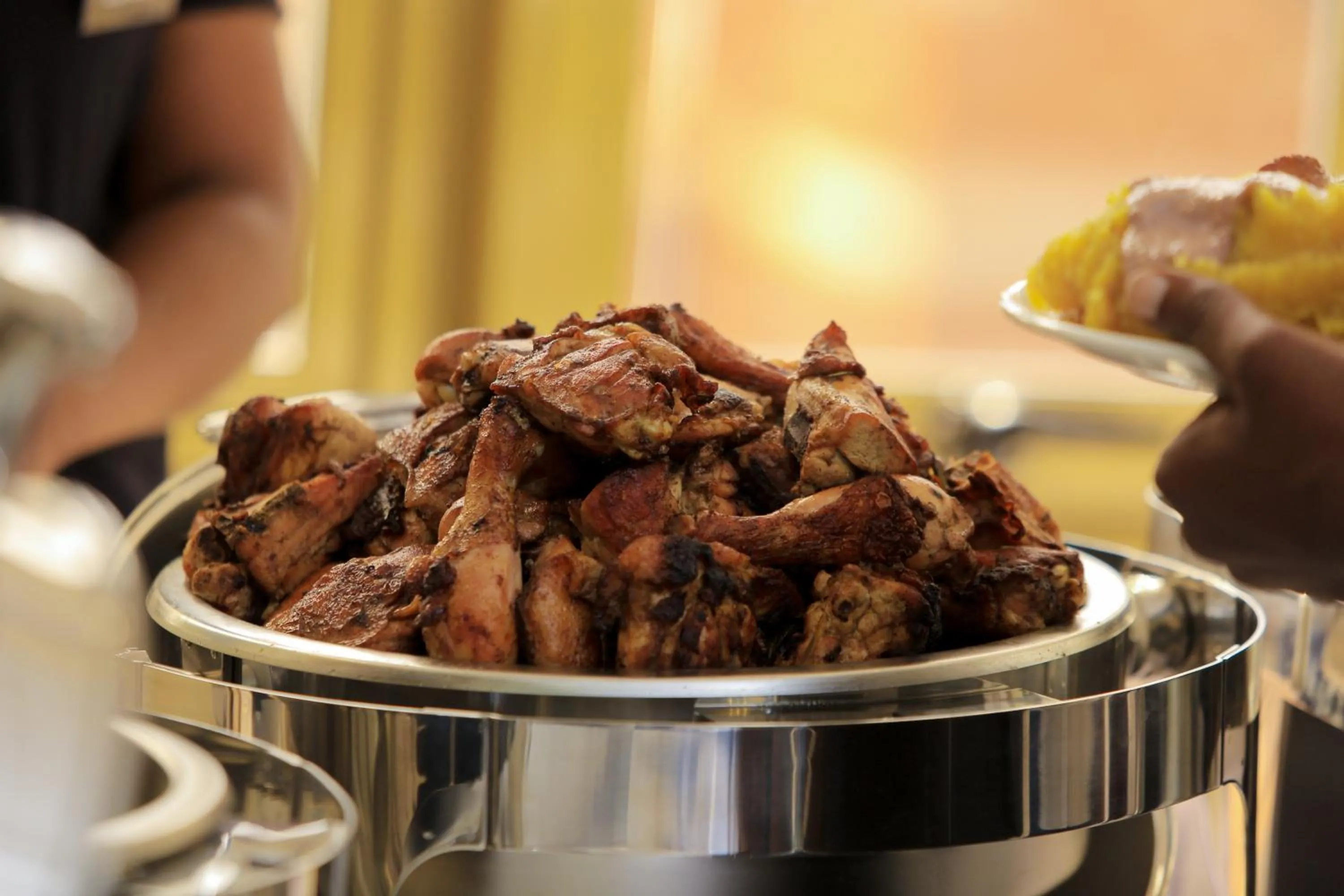 Food and drinks in The Grandville Manor Hotel