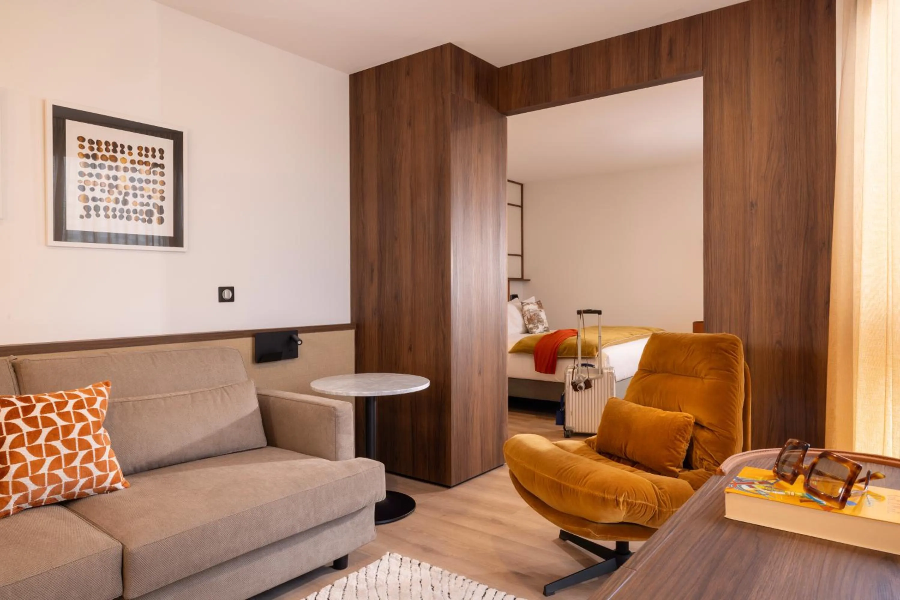 Seating area in Hôtel 56 - Bordeaux Centre Gare Saint Jean