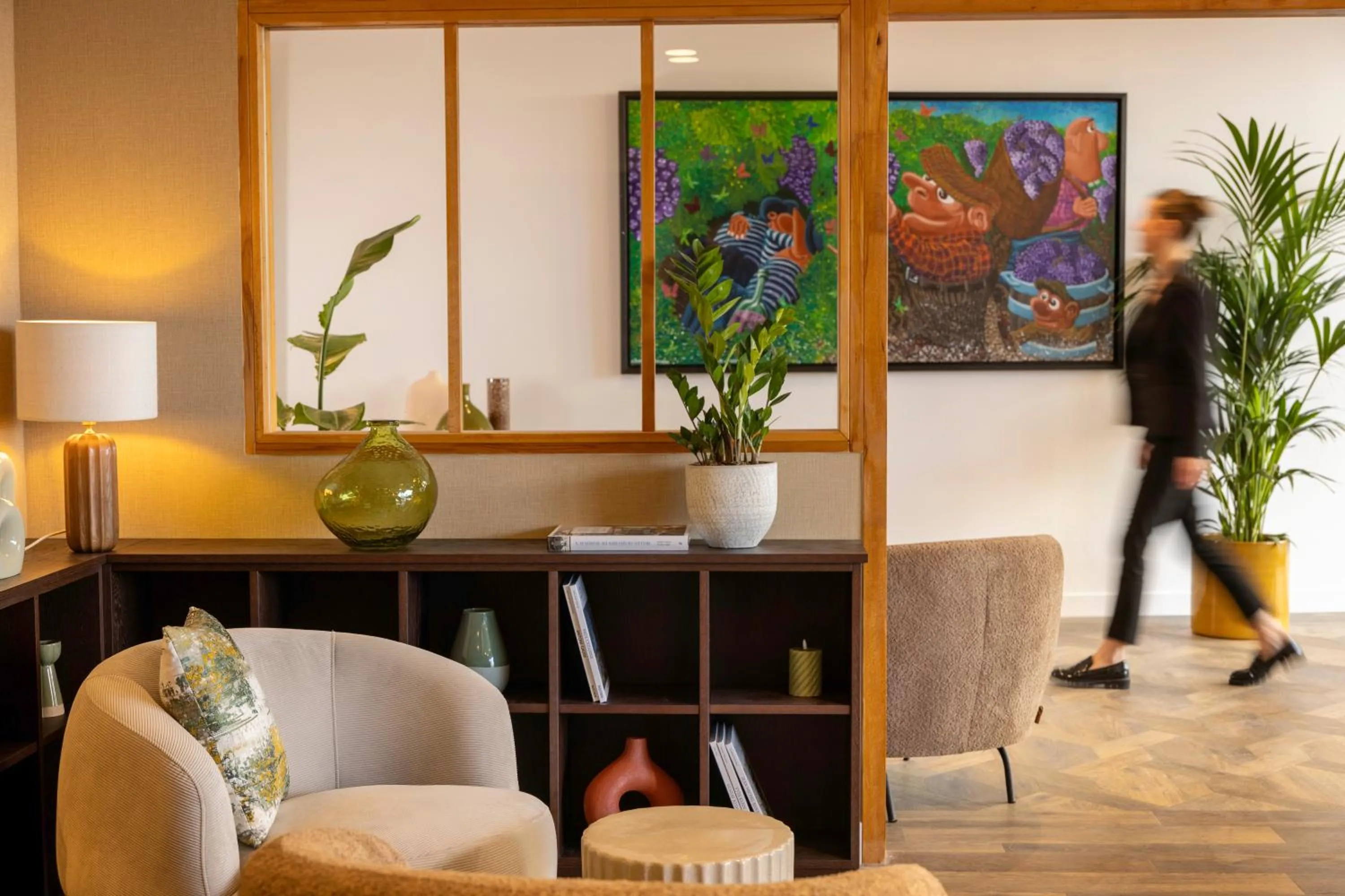 Lobby or reception in Hôtel 56 - Bordeaux Centre Gare Saint Jean