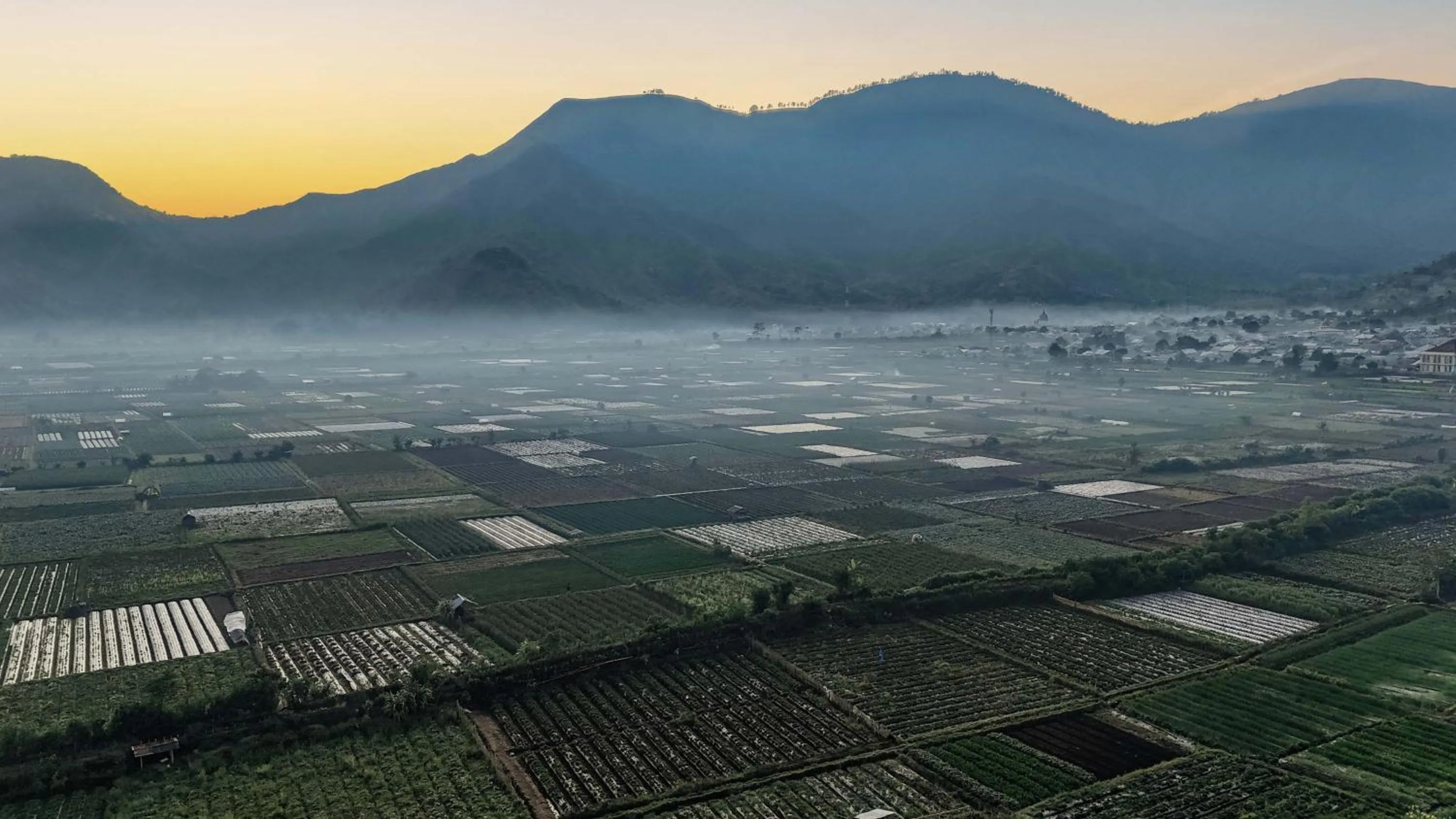 Bird's eye view in INKA Vilas Sembalun