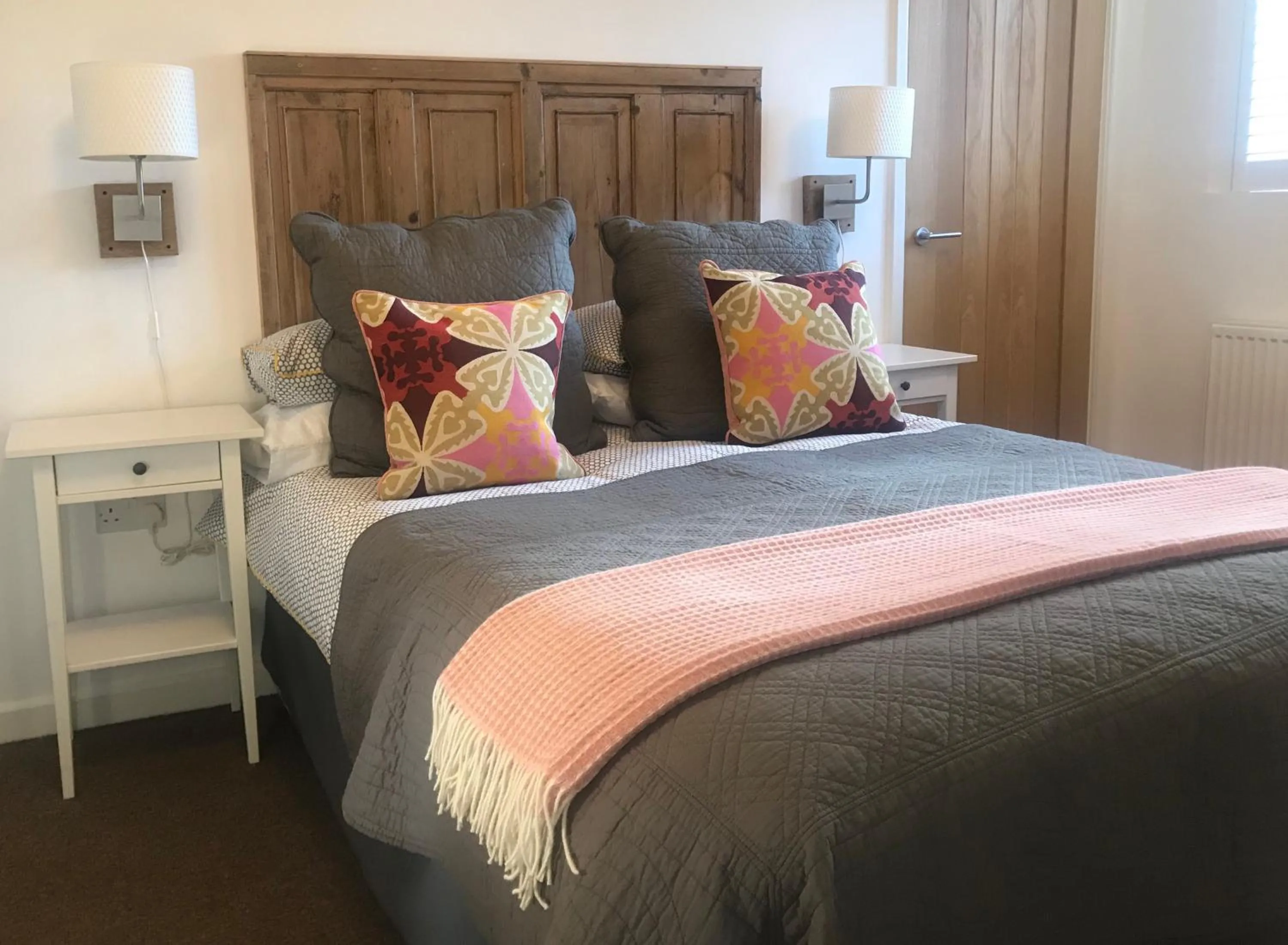 Bed in The Gallery Two Bedroom Apartment