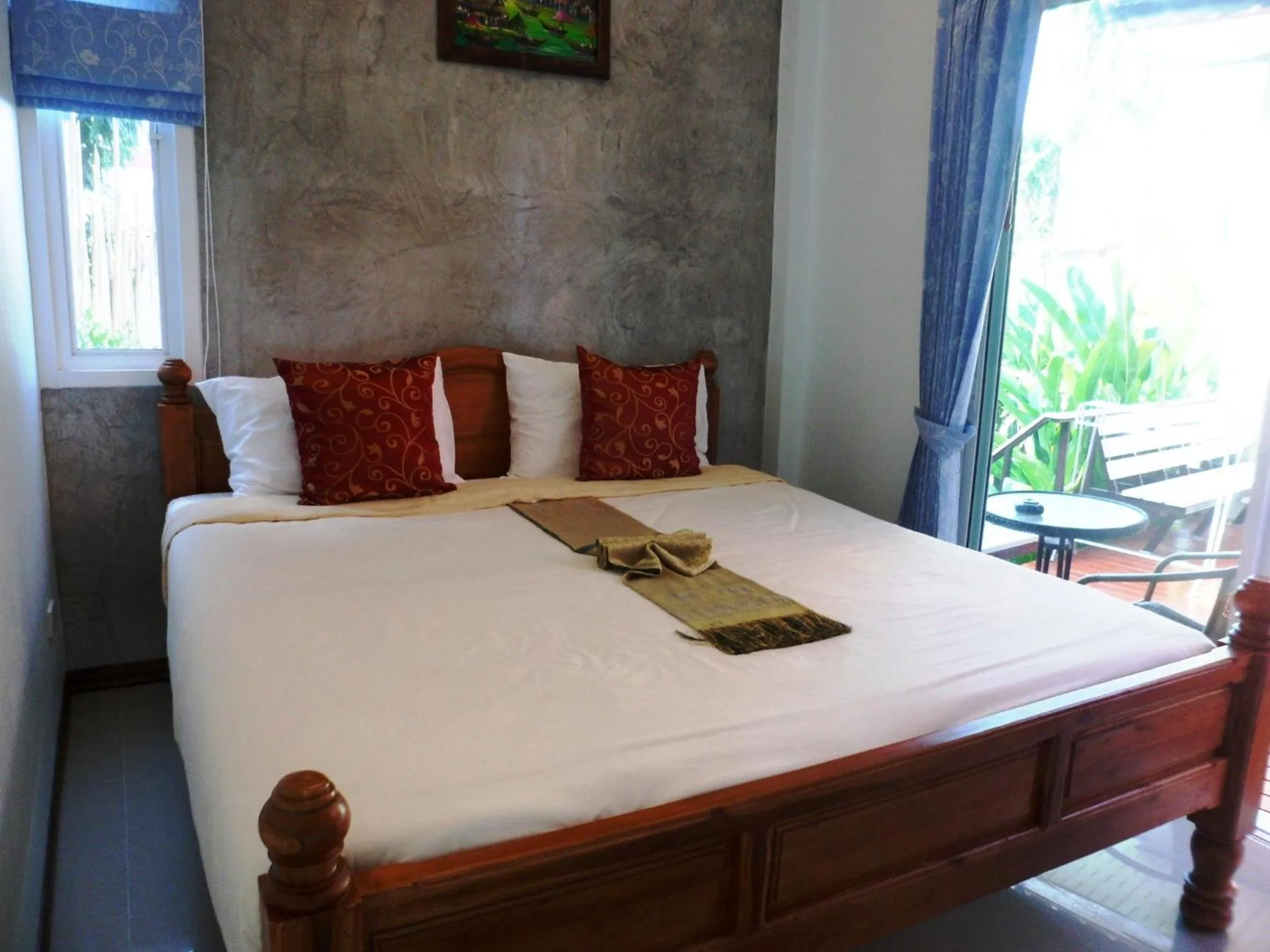 Bed in Pennapa Chalet