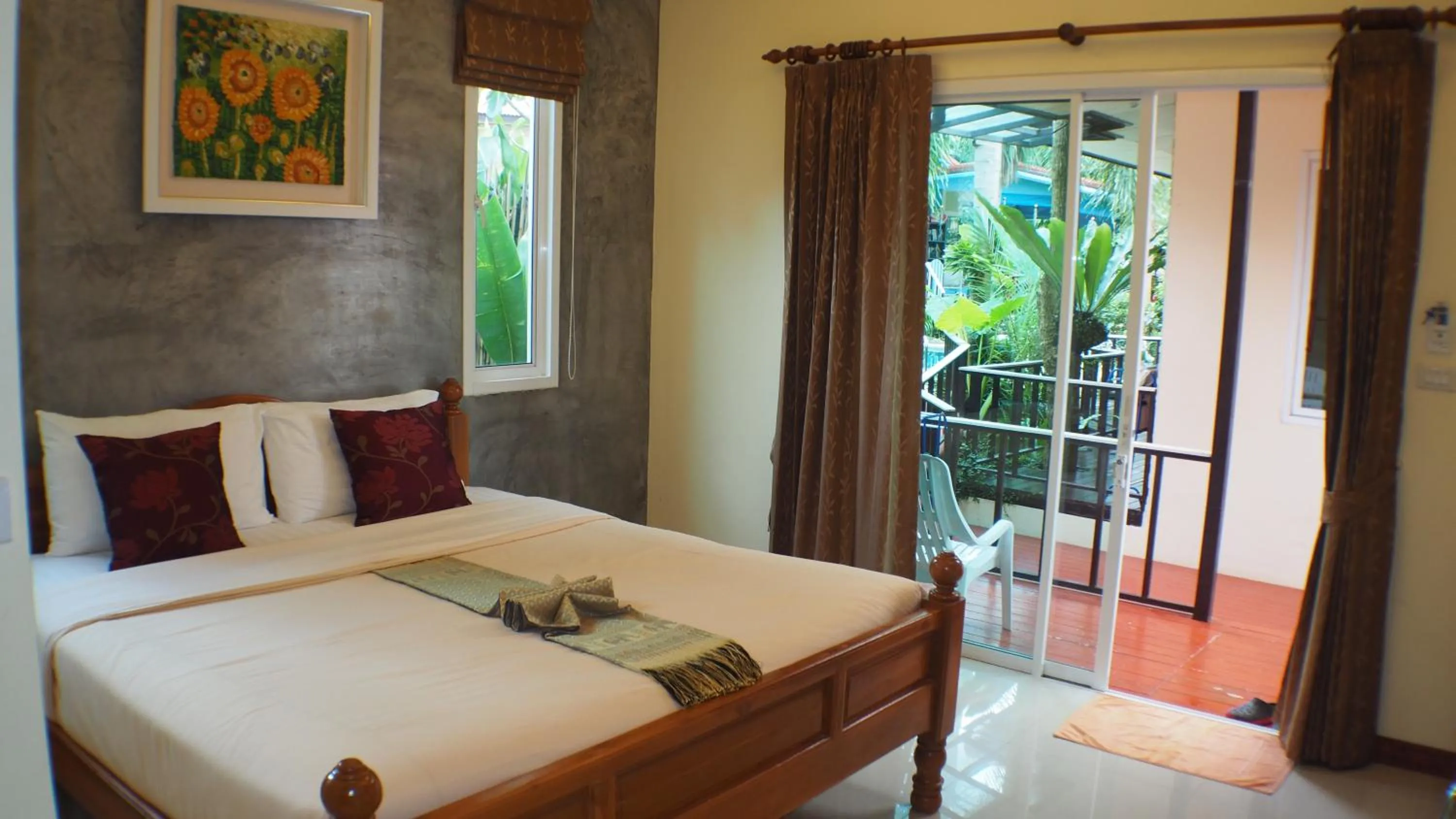 Bed in Pennapa Chalet