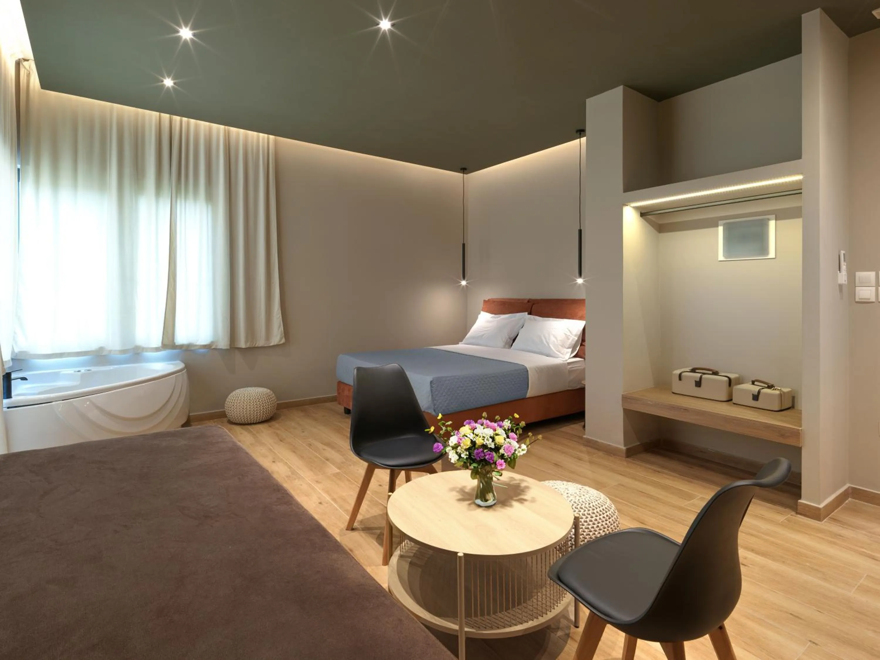 Photo of the whole room, Bed in YaPe Coastal Suites at Alimos Beach