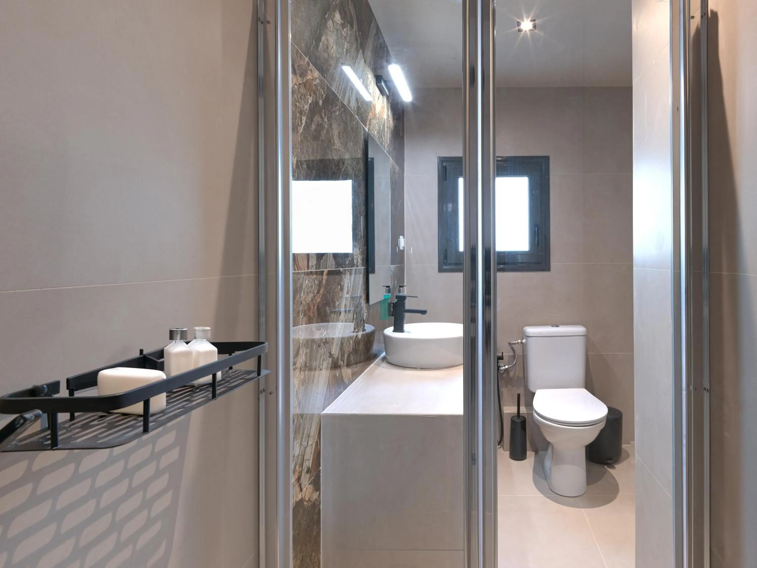 Bathroom in YaPe Coastal Suites at Alimos Beach