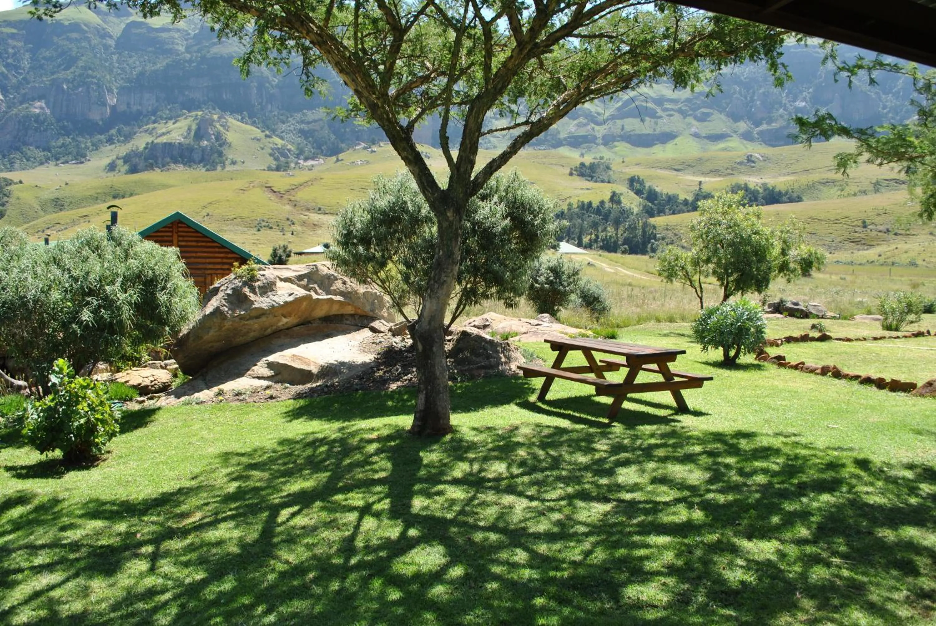 Garden in Greenfire Drakensberg Lodge