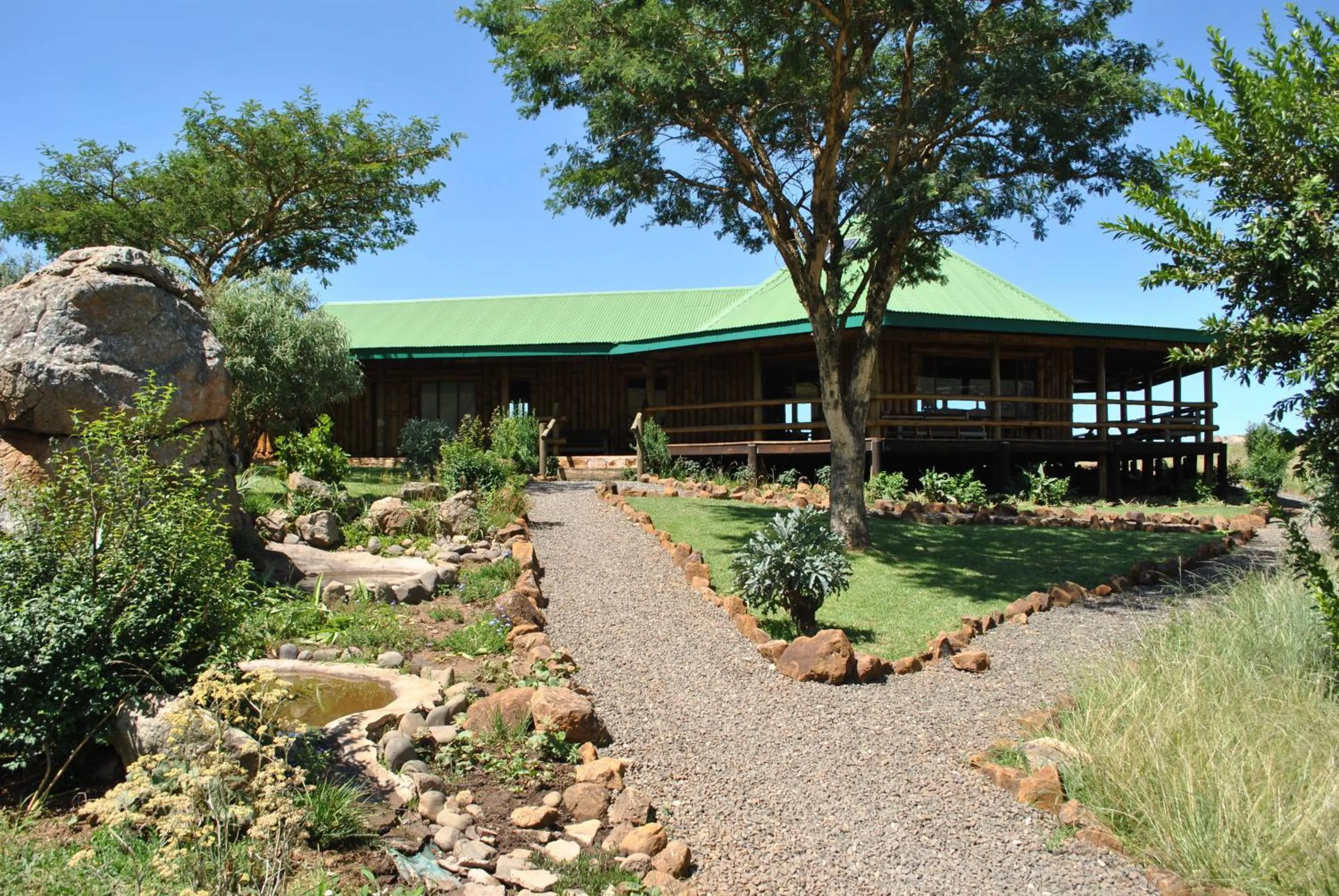 Garden in Greenfire Drakensberg Lodge