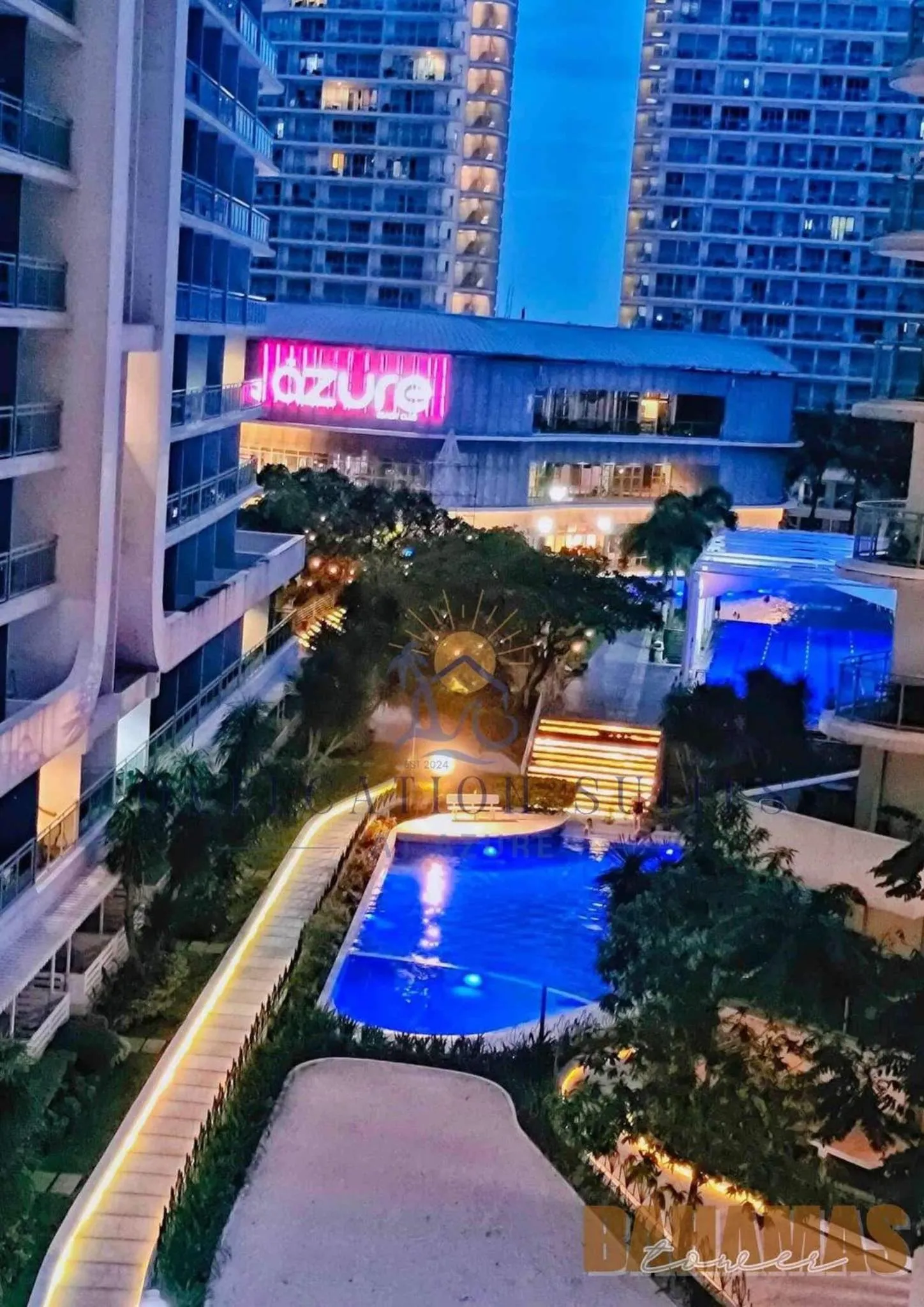 Property building in Azure Staycation by Oveecation Suites