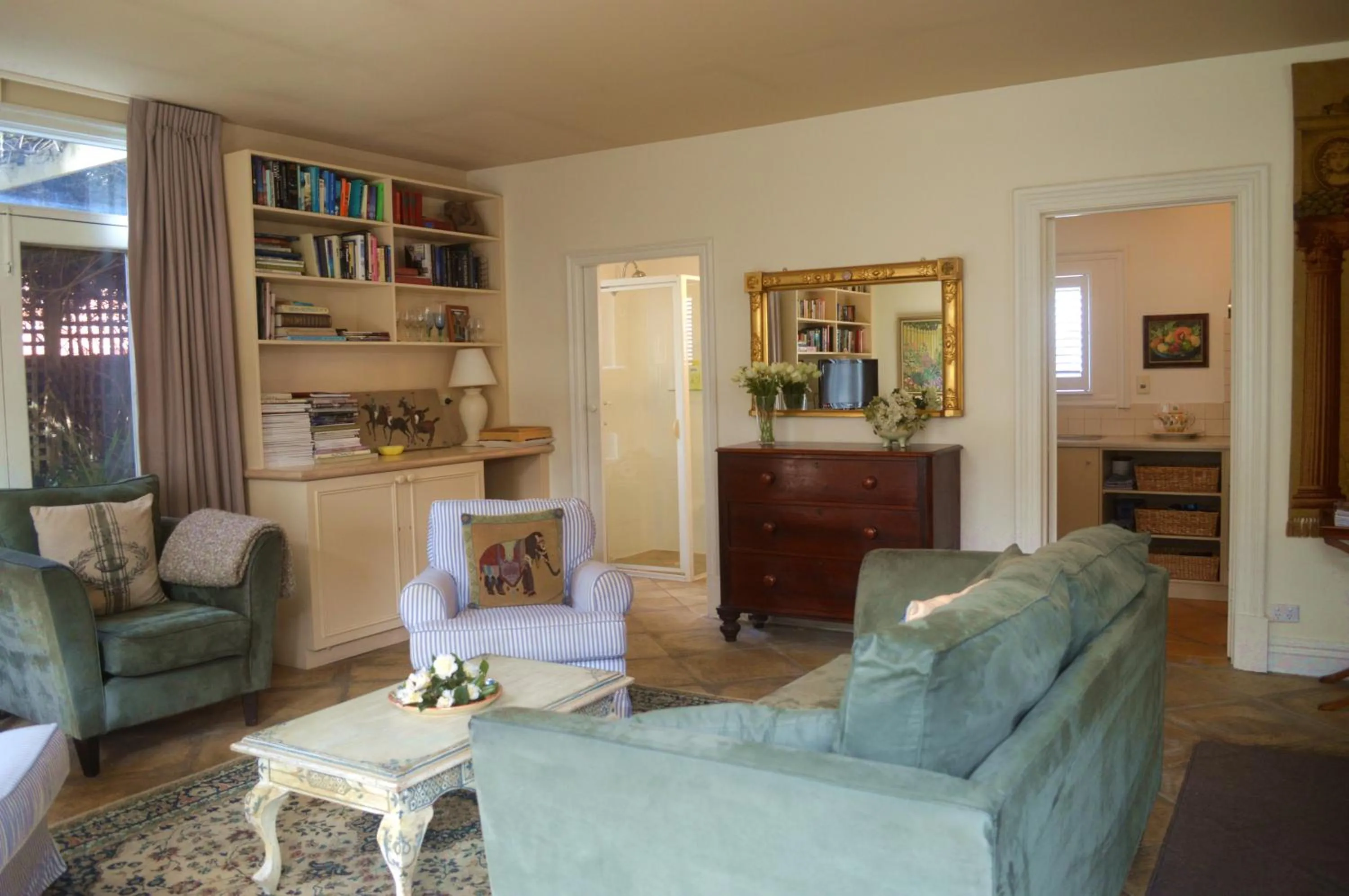 Living room in Athelney Cottage Bed and Breakfast