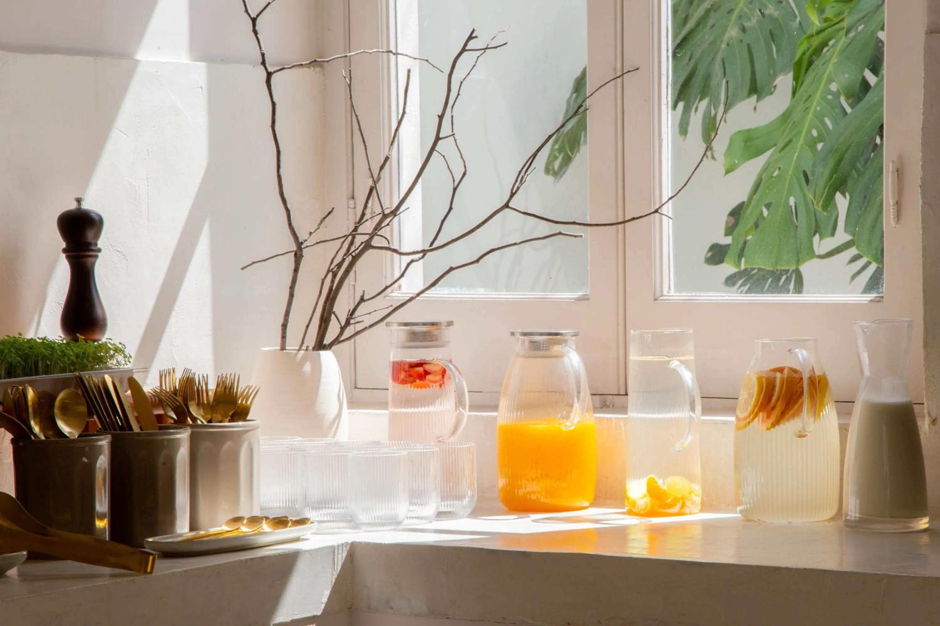 Kitchen or kitchenette in Casa Lahusen