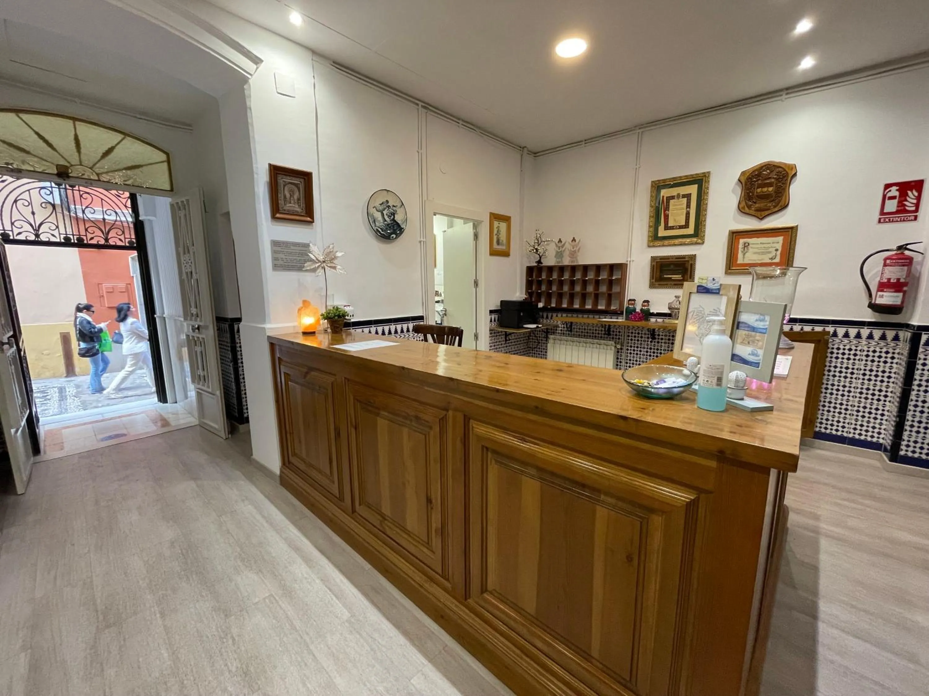 Property building in Hostal Costa Azul