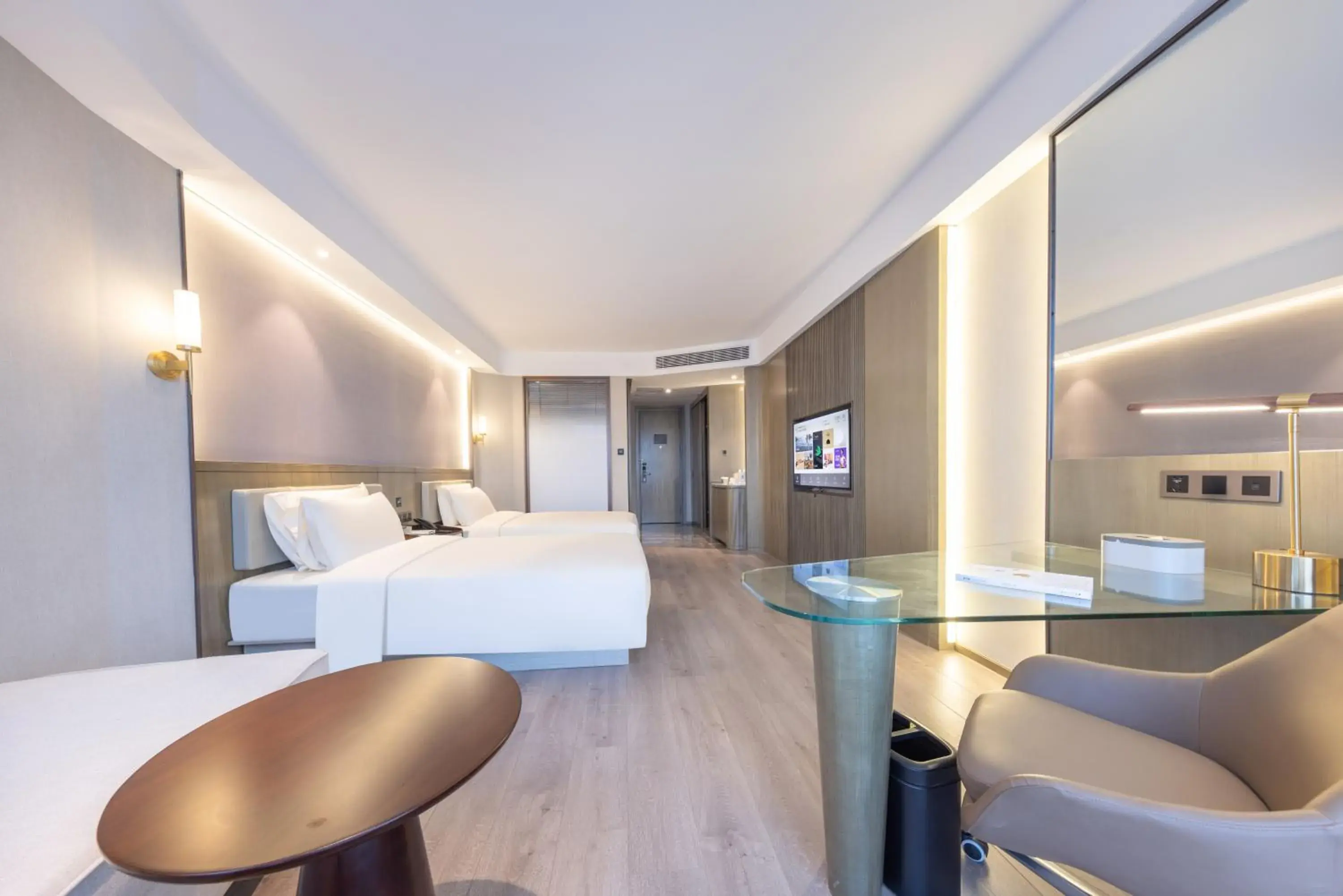 Bed in Atour X Hotel Nanjing Jiangbei International Health City Bed in Atour X Hotel Nanjing Jiangbei International Health City