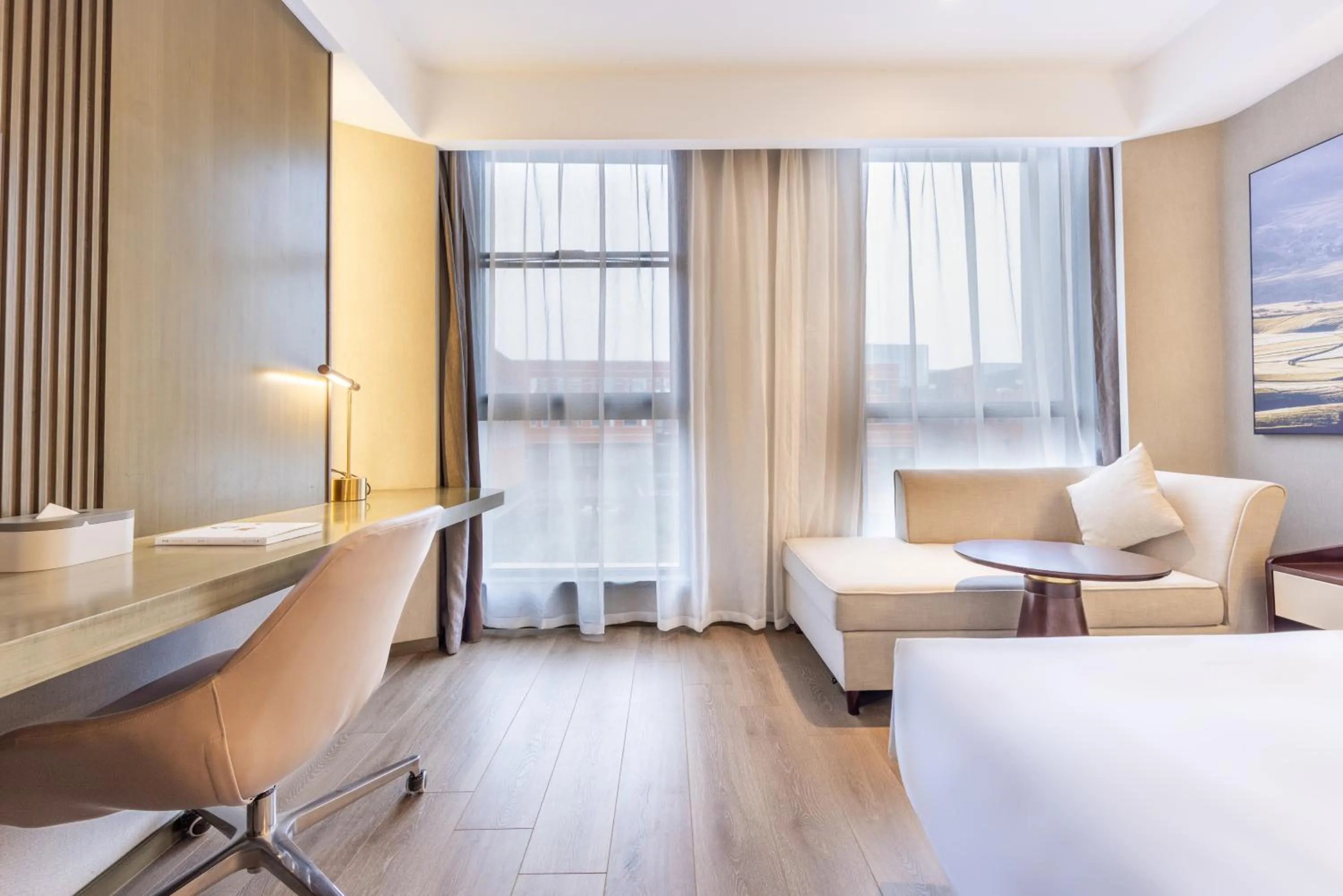 Bed in Atour X Hotel Nanjing Jiangbei International Health City