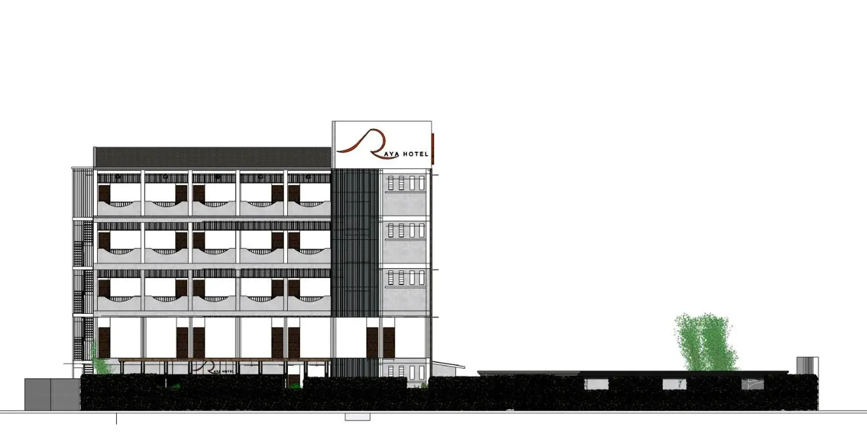 Property building in Raya Hotel Krabi Property building in Raya Hotel Krabi