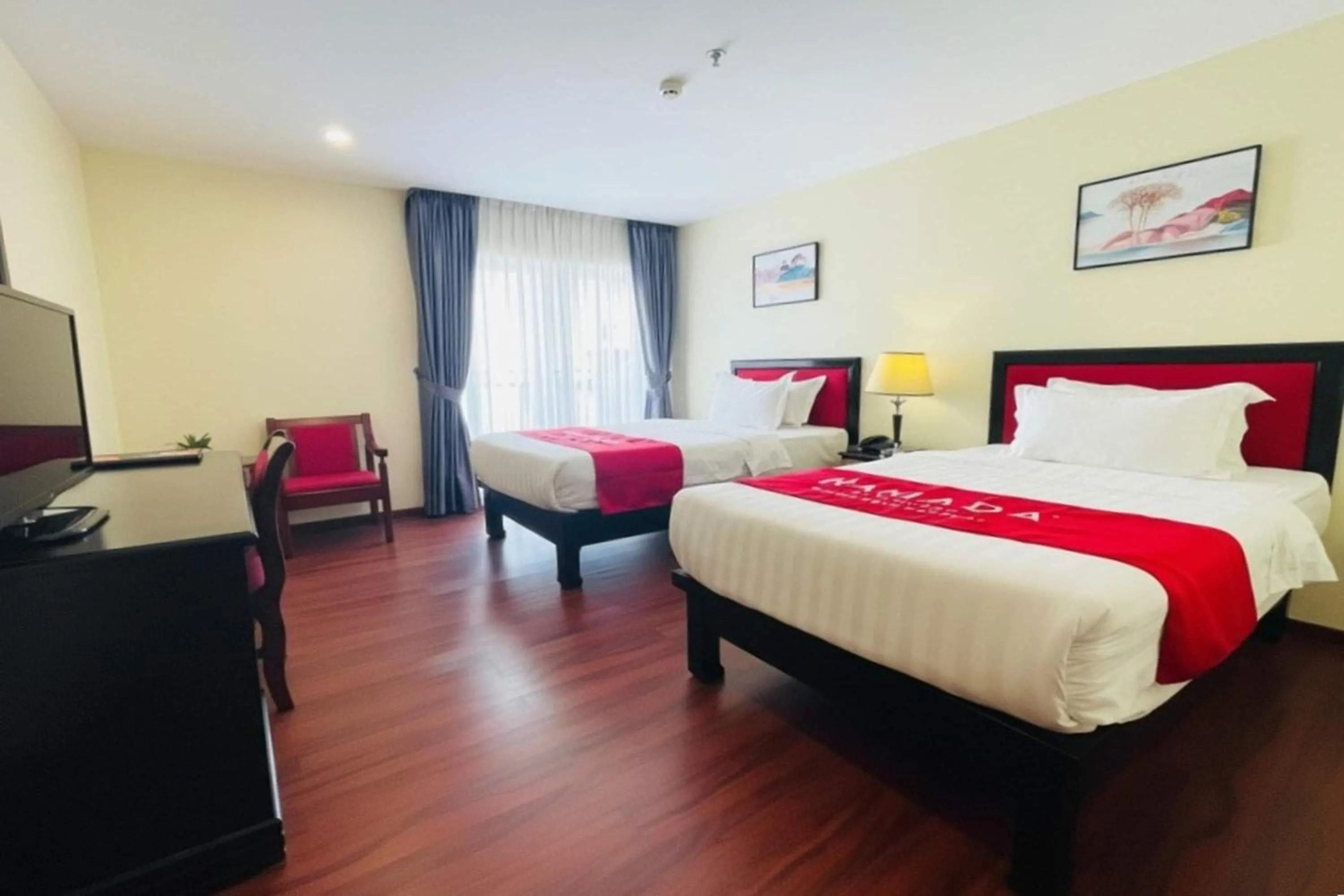 Photo of the whole room, Bed in Ramada by Wyndham Phnom Penh Central