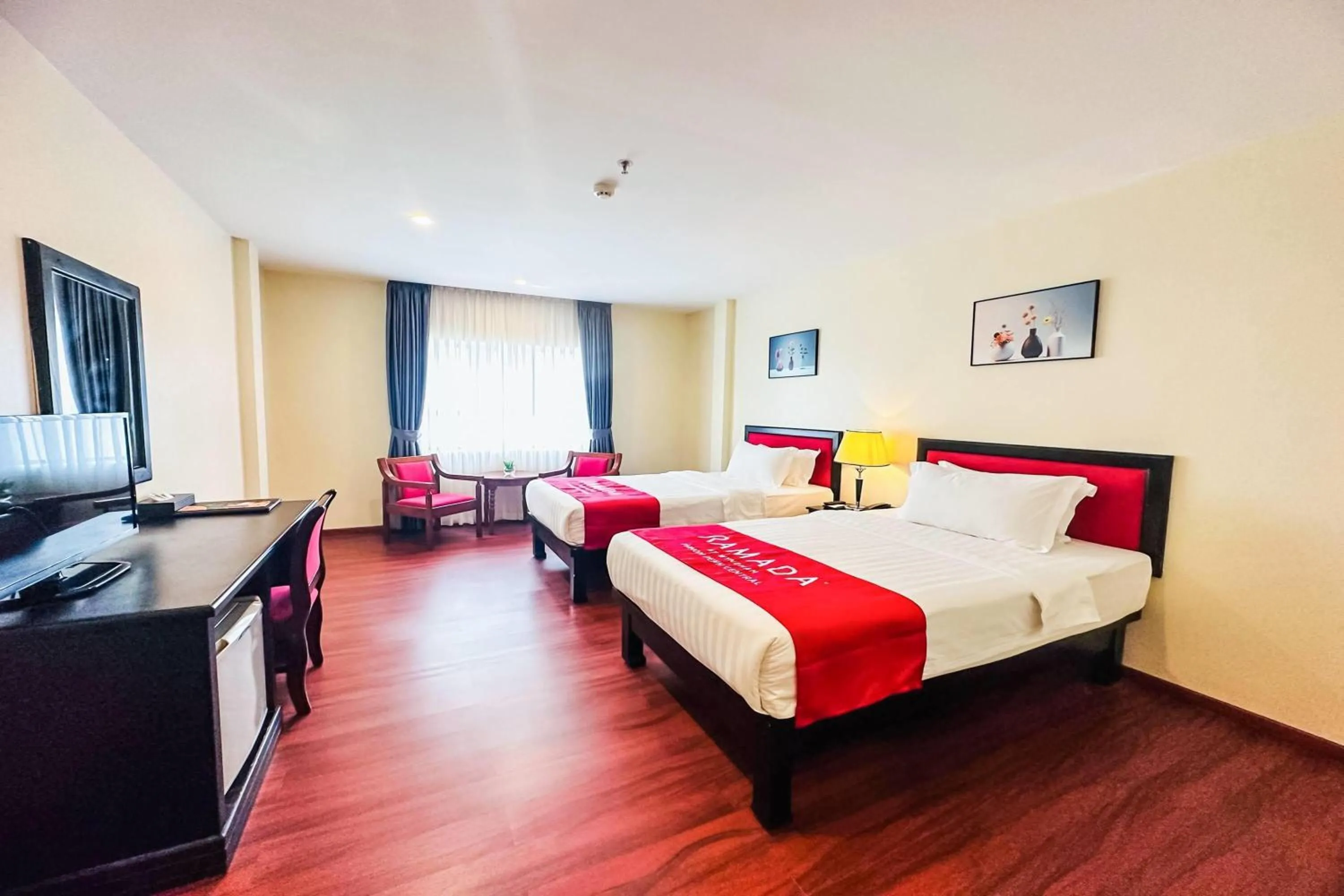 Photo of the whole room, Bed in Ramada by Wyndham Phnom Penh Central