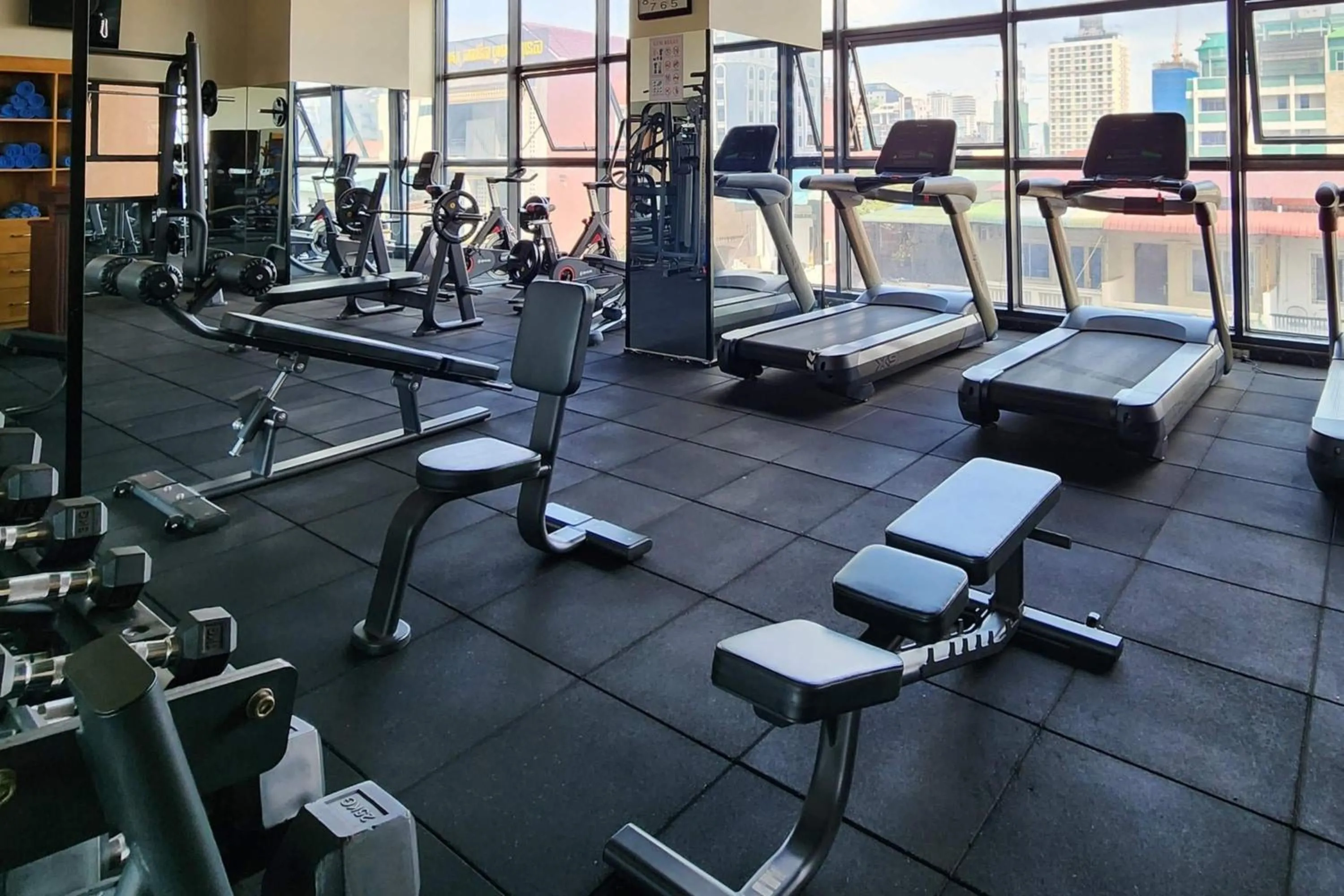 Fitness centre/facilities in Ramada by Wyndham Phnom Penh Central