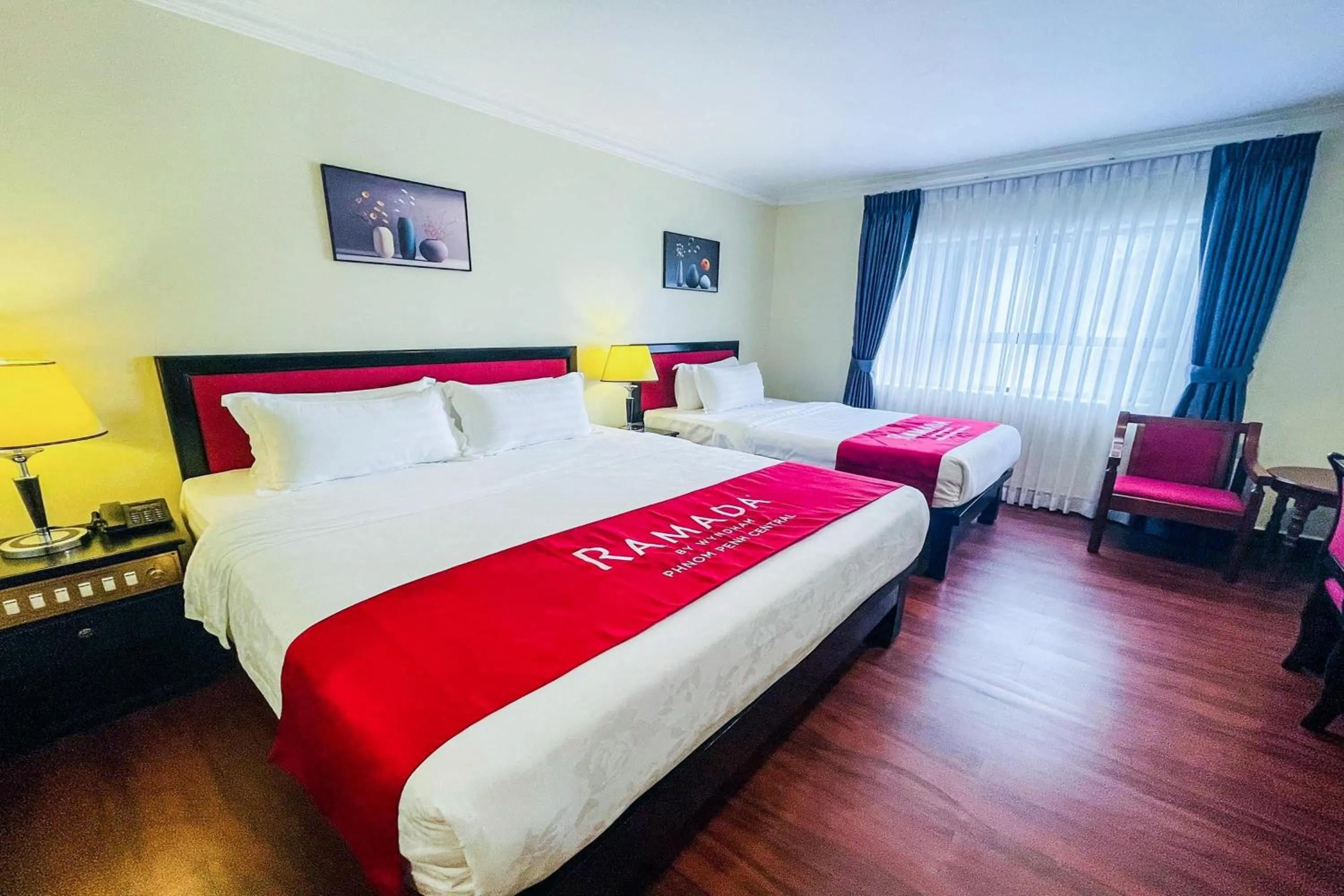 Photo of the whole room, Bed in Ramada by Wyndham Phnom Penh Central