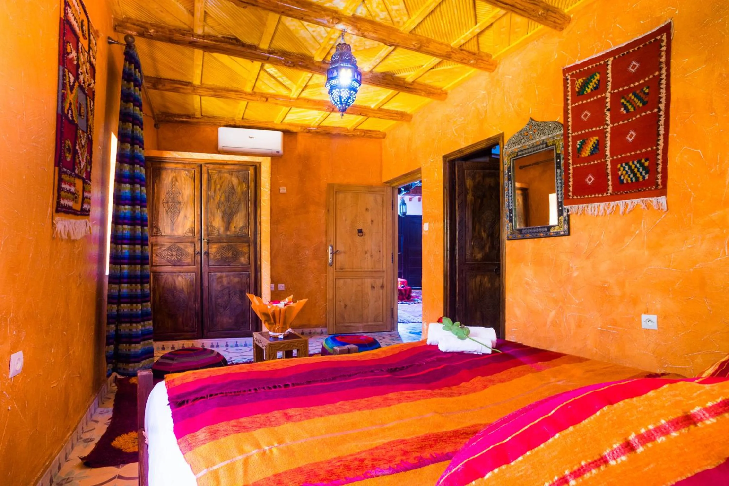 Bed in Kasbah Imlil